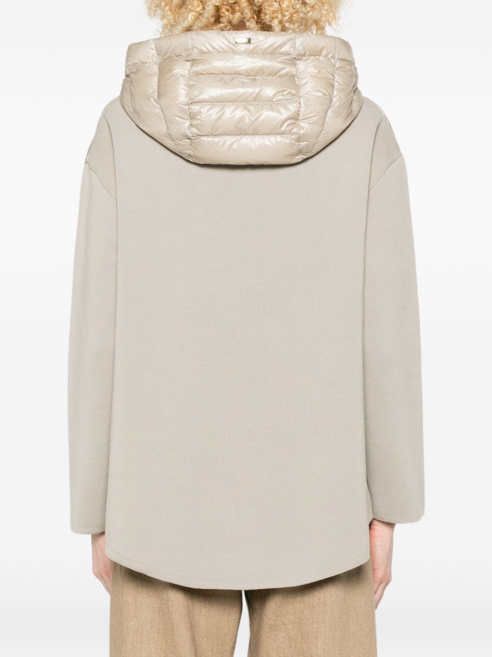 Herno Cotton and nylon down jacket