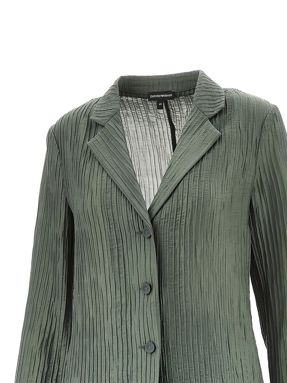 Emporio Armani Single-breasted blazer jacket