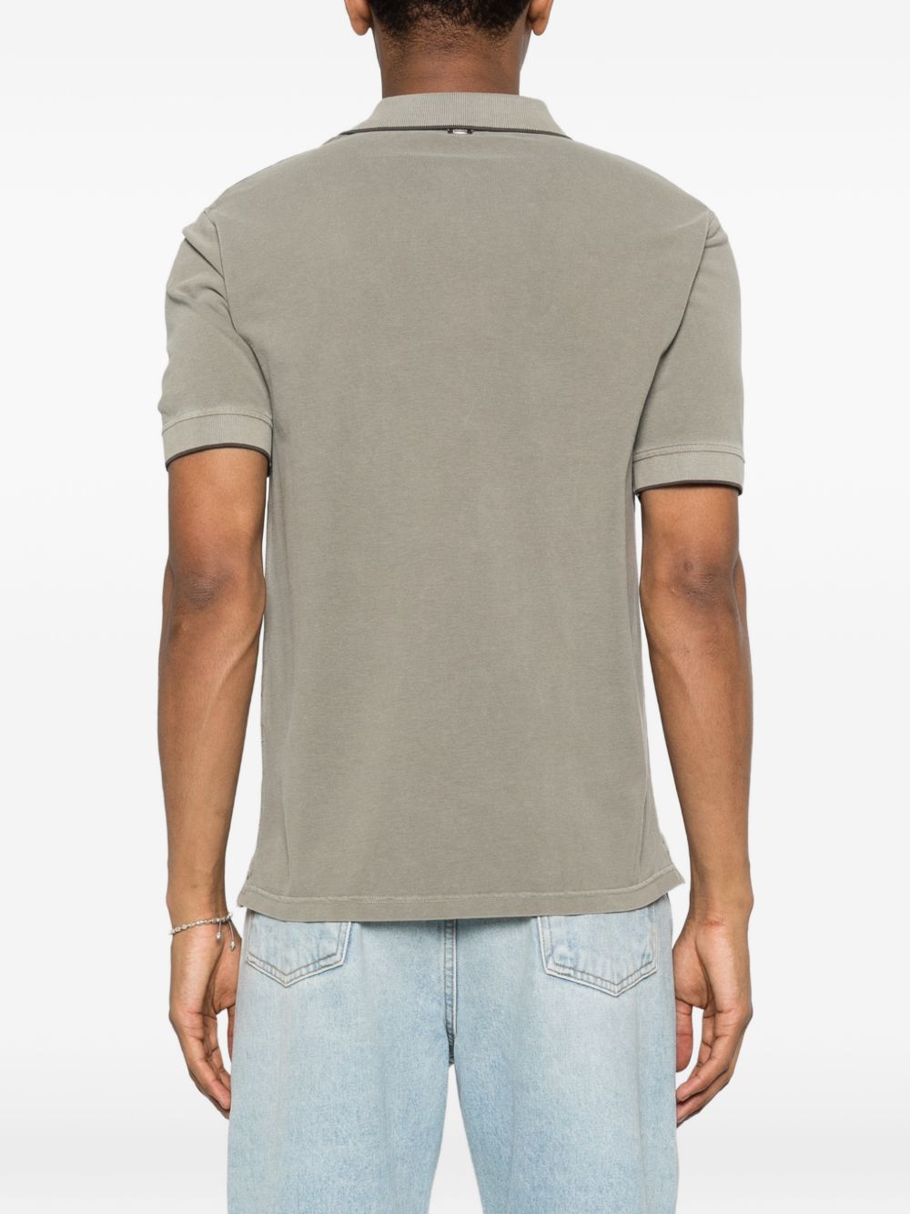 Herno Logo cotton polo shirt