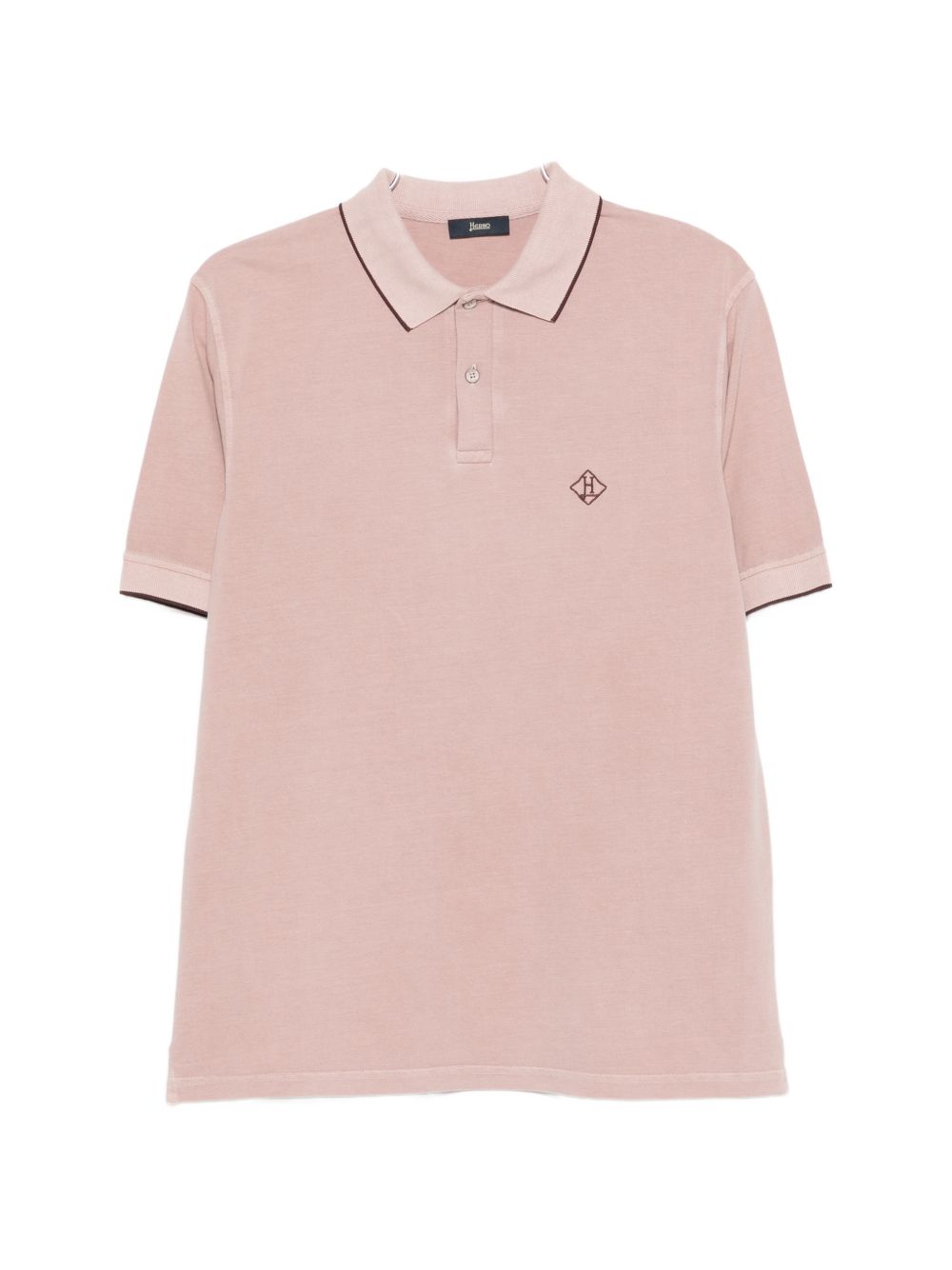 Herno Logo cotton polo shirt