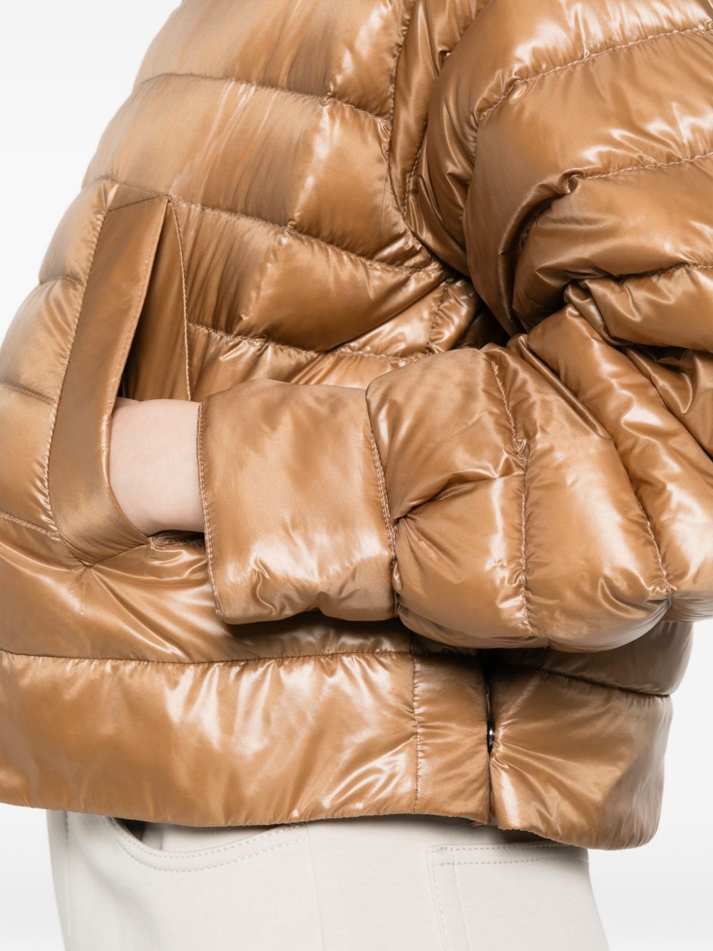 Herno Nylon short down jacket