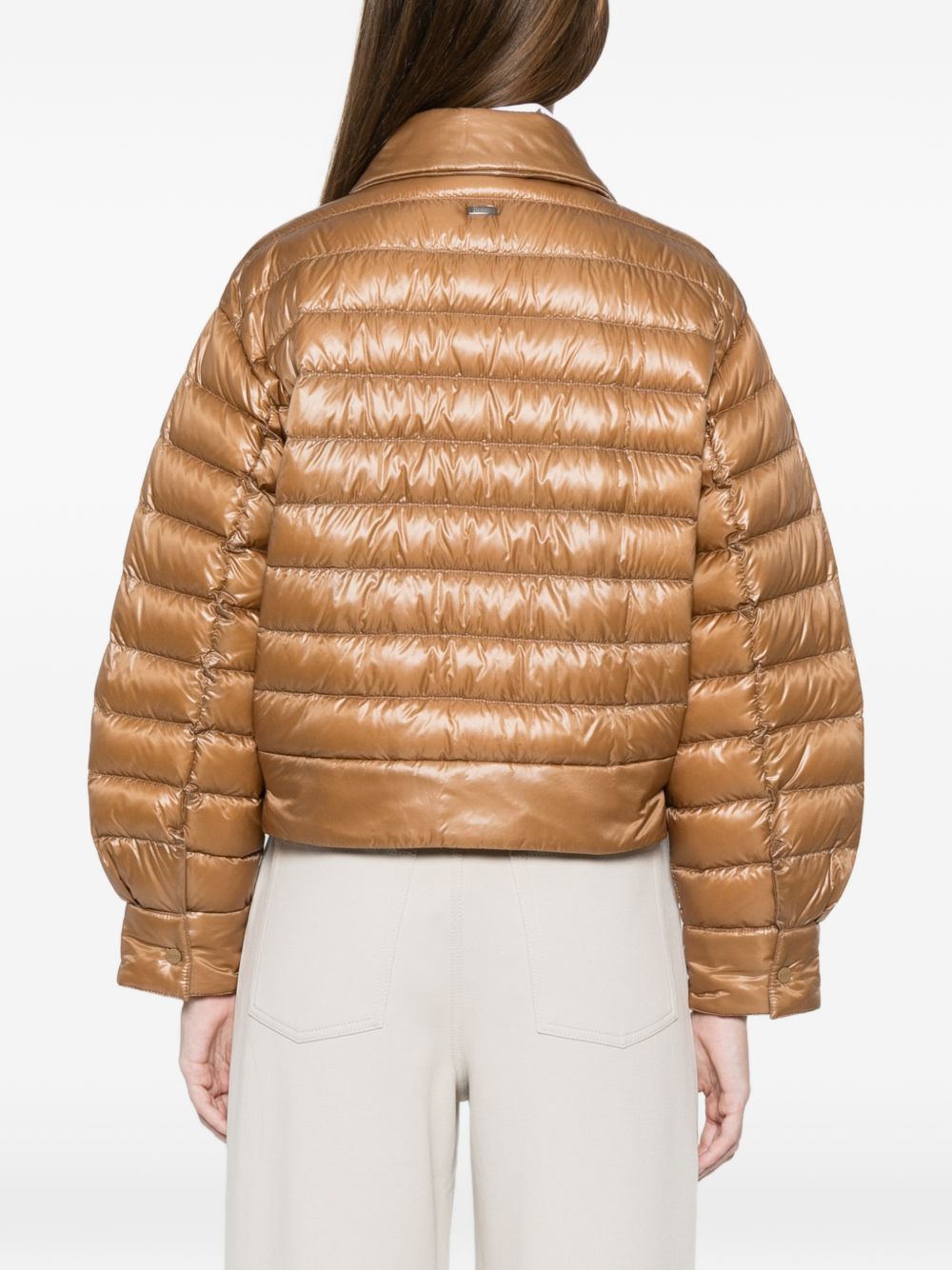 Herno Nylon short down jacket