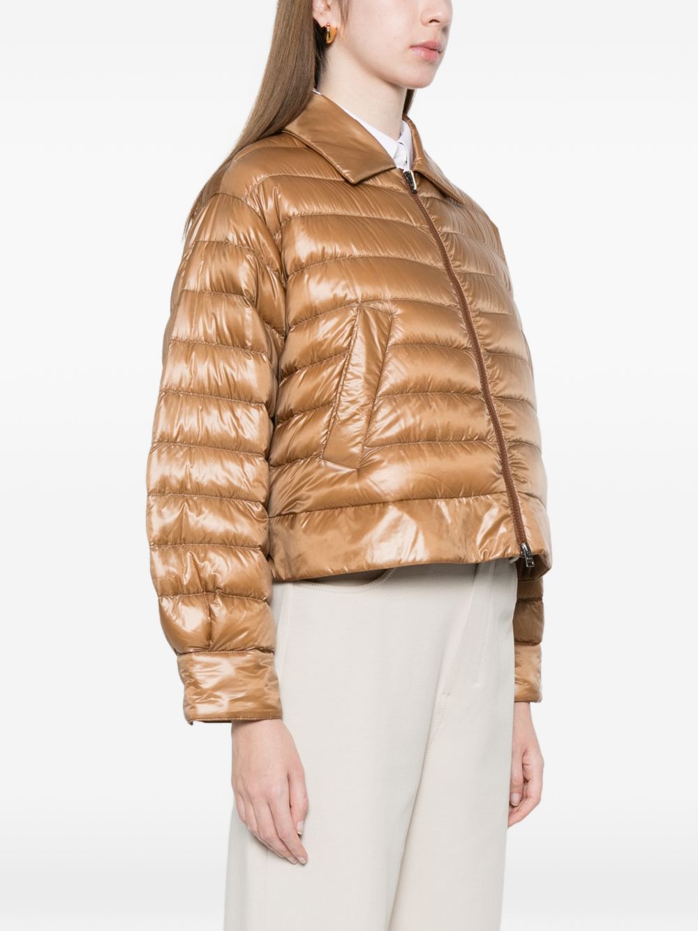 Herno Nylon short down jacket