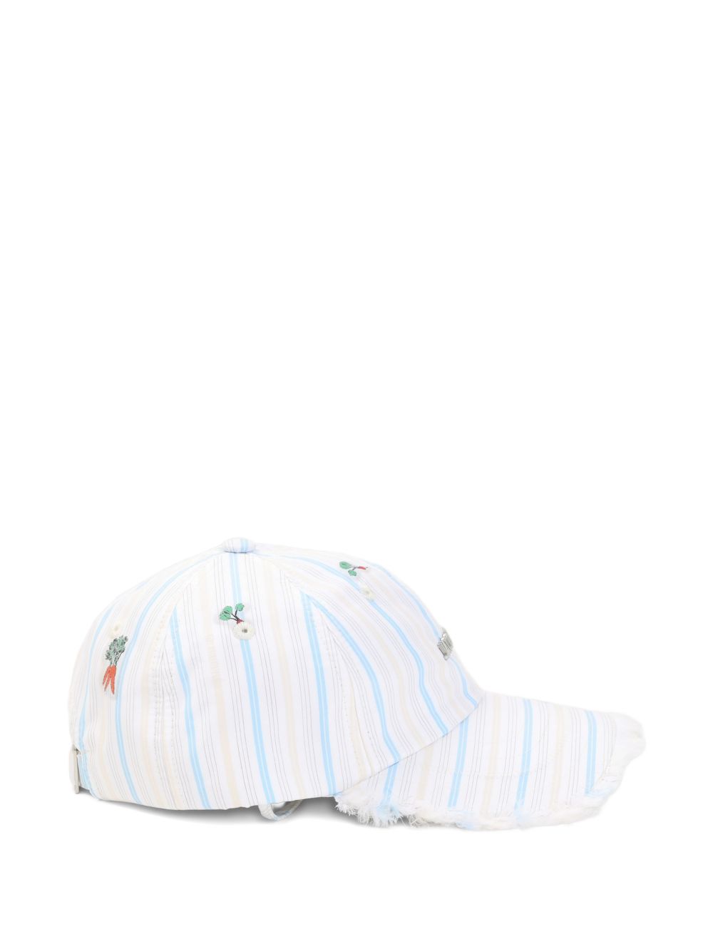 Jacquemus Cappello rigato in cotone