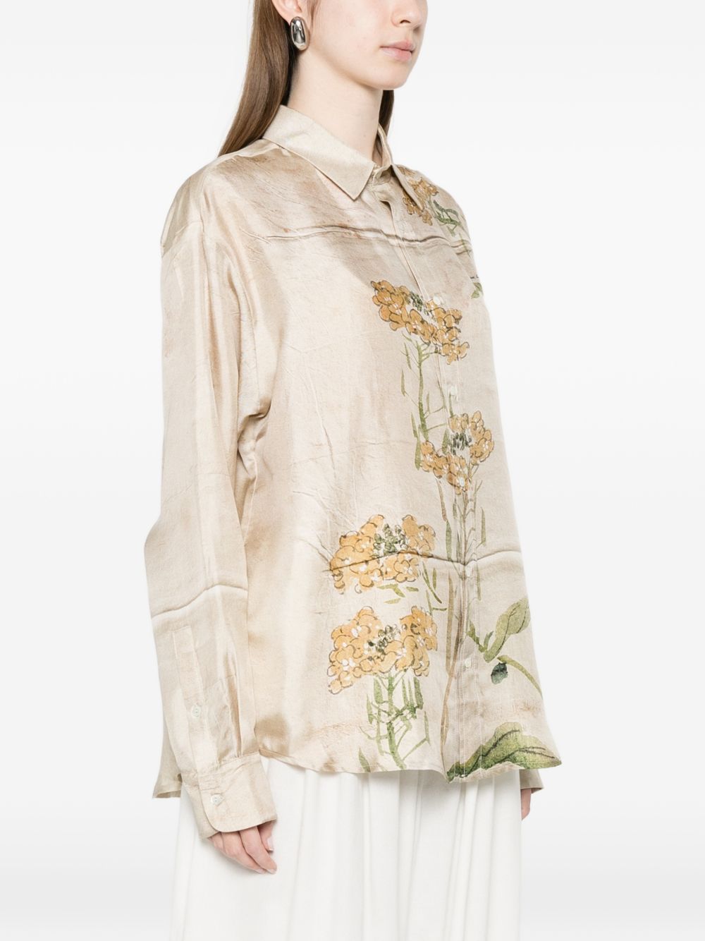 Pierre Louis Mascia Printed silk shirt