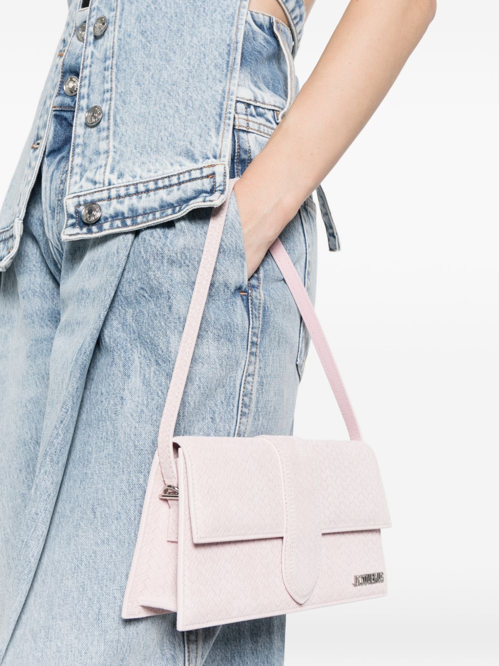 Jacquemus Le Bambino long leather shoulder bag