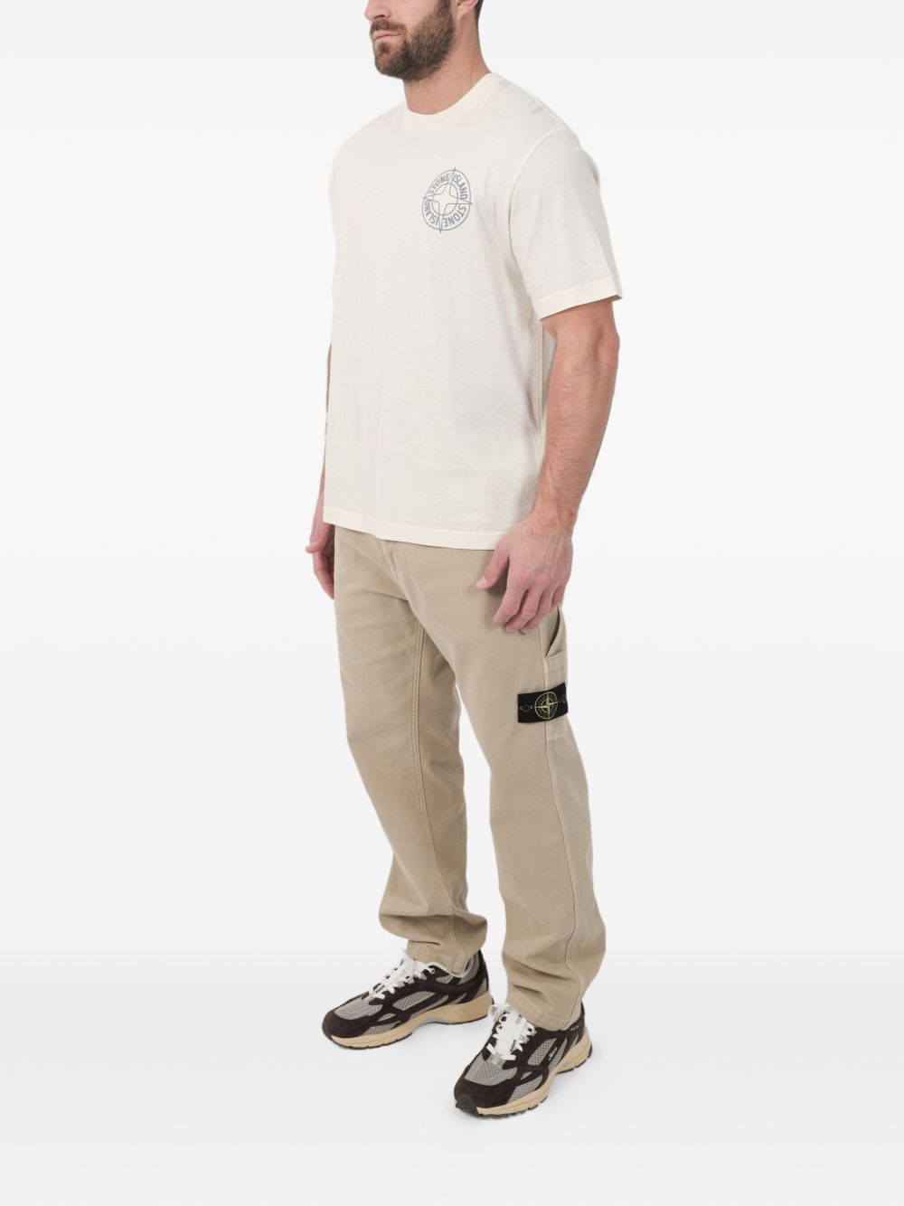 Stone Island Logo cotton t-shirt