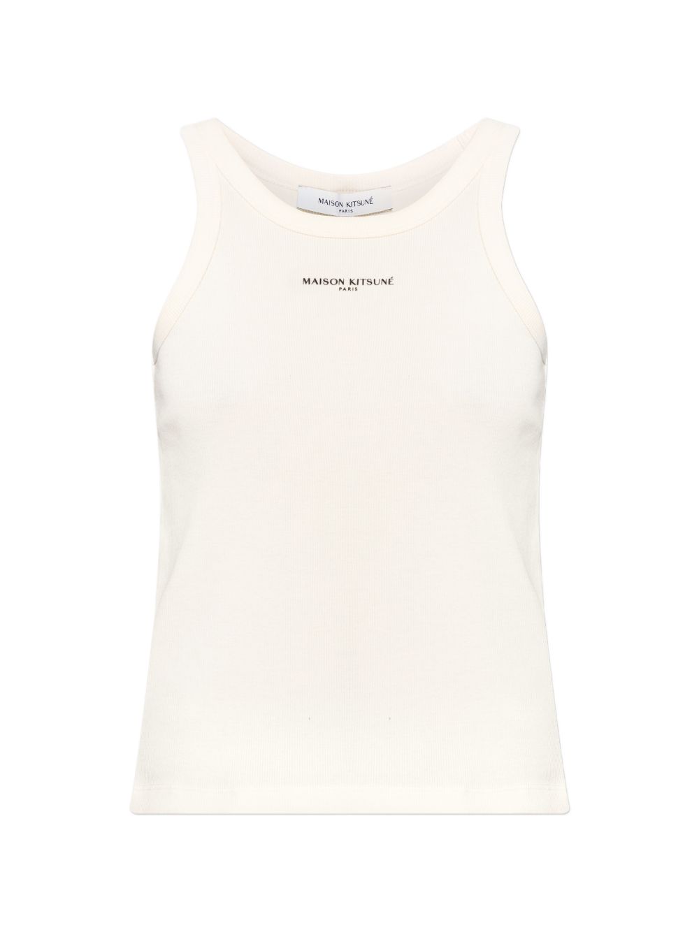 Maison Kitsuné Maison Kitsuné Logo cotton tank top