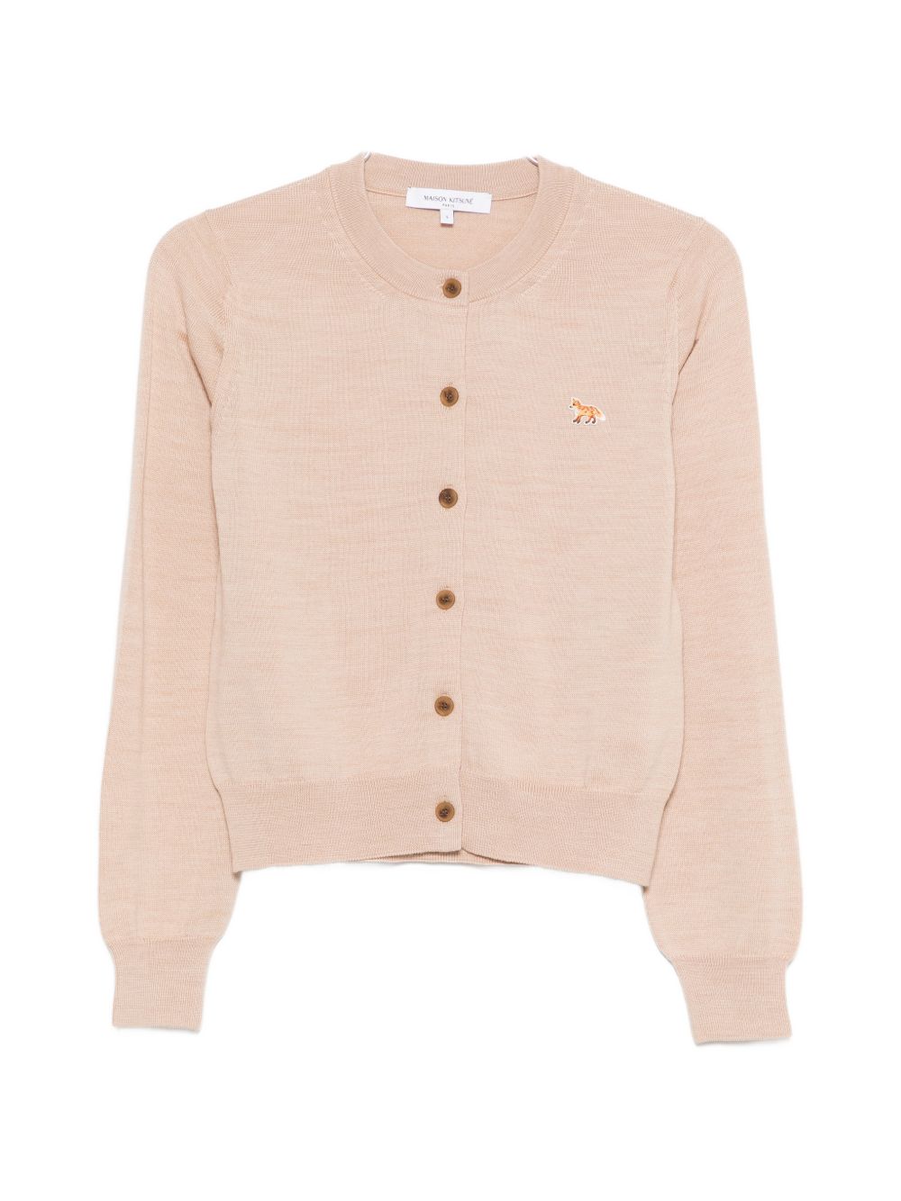 Maison Kitsuné Maison Kitsuné Baby Fox wool cardigan