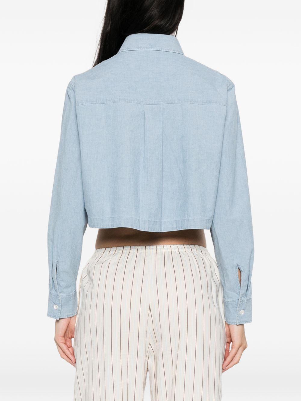 Maison Kitsuné Maison Kitsuné Baby Fox cropped shirt