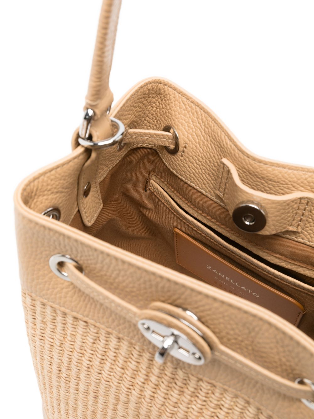 Zanellato Mondà Vimini small bucket bag