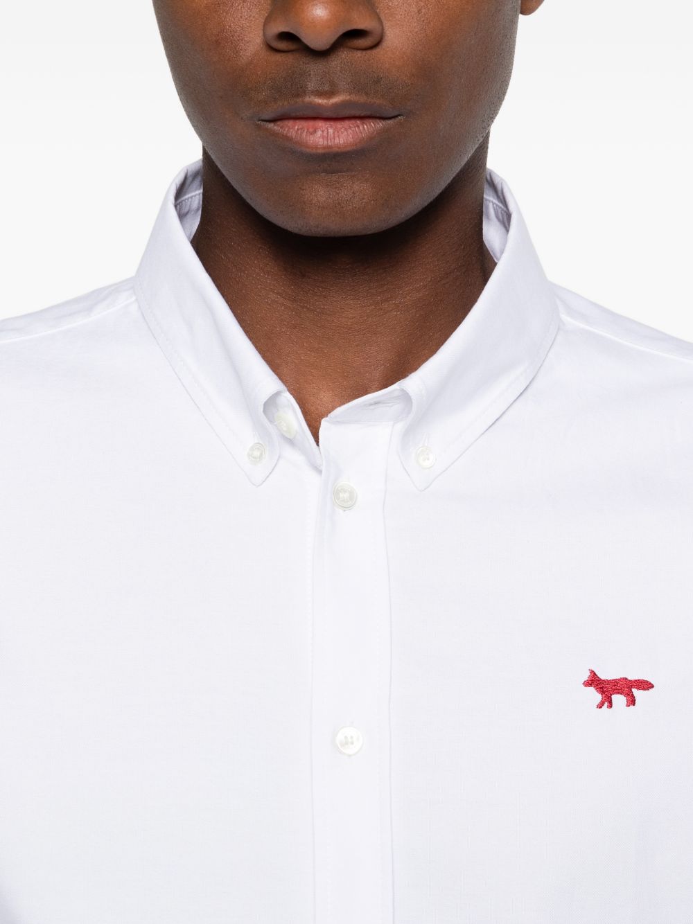 Maison Kitsuné Maison Kitsuné Profile Fox cotton shirt