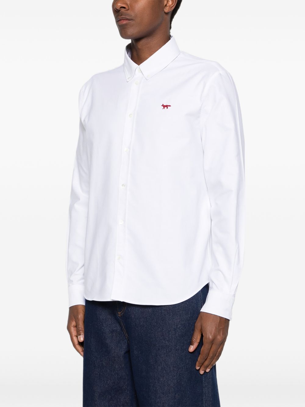 Maison Kitsuné Maison Kitsuné Profile Fox cotton shirt