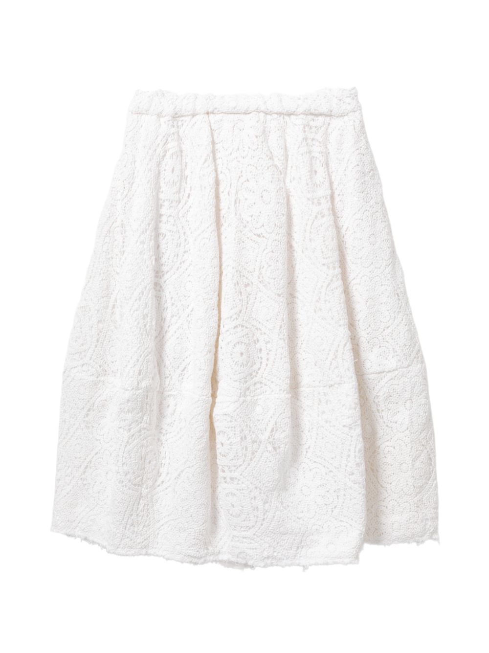 Comme Des Garcons Comme Des Garçons Cotton midi skirt