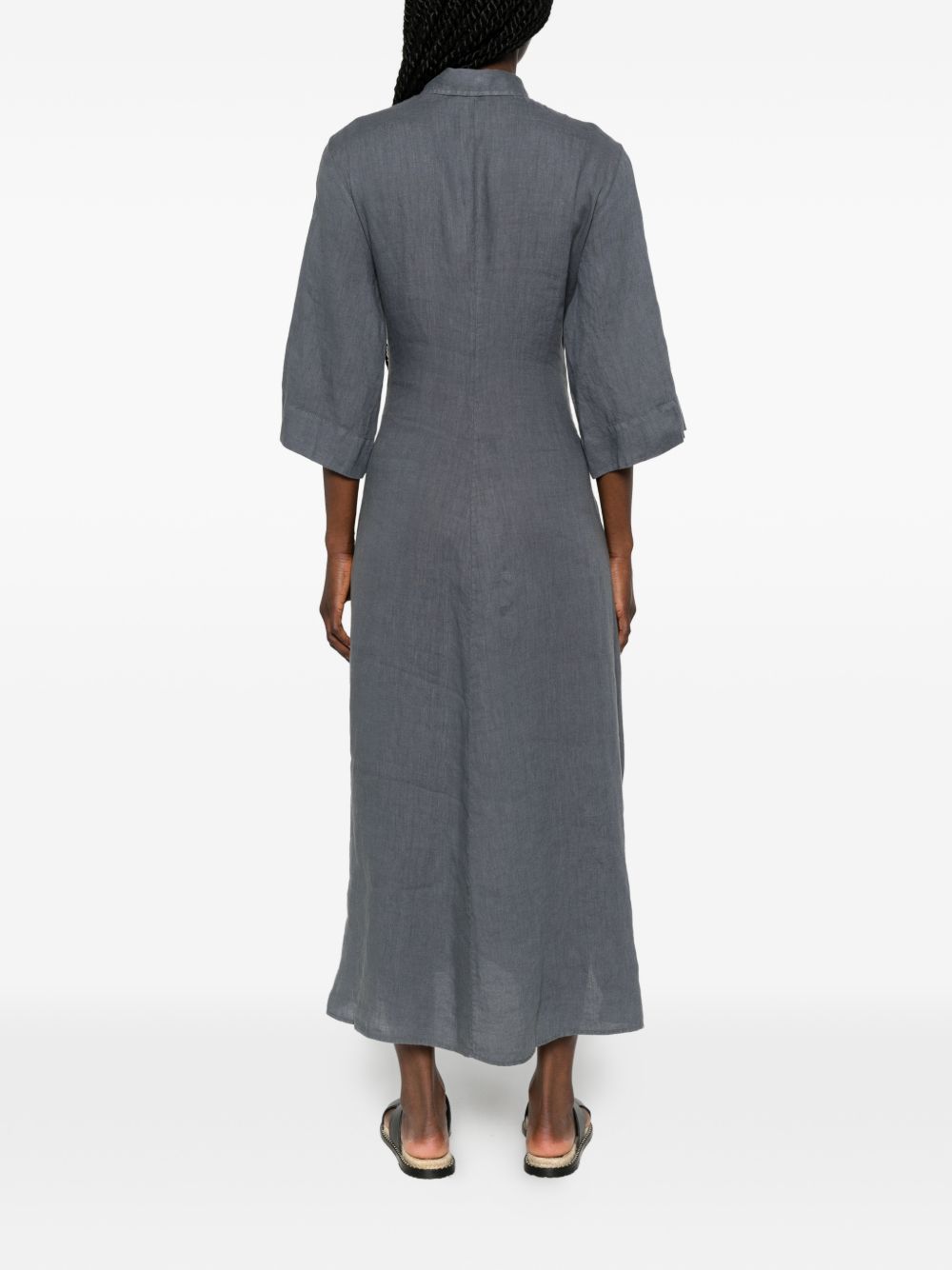 Archivio '67 Linen chemisier dress