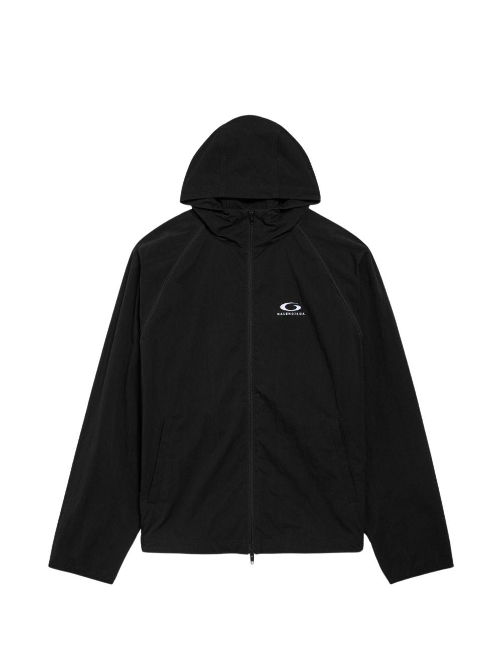 Balenciaga Logo hooded jacket