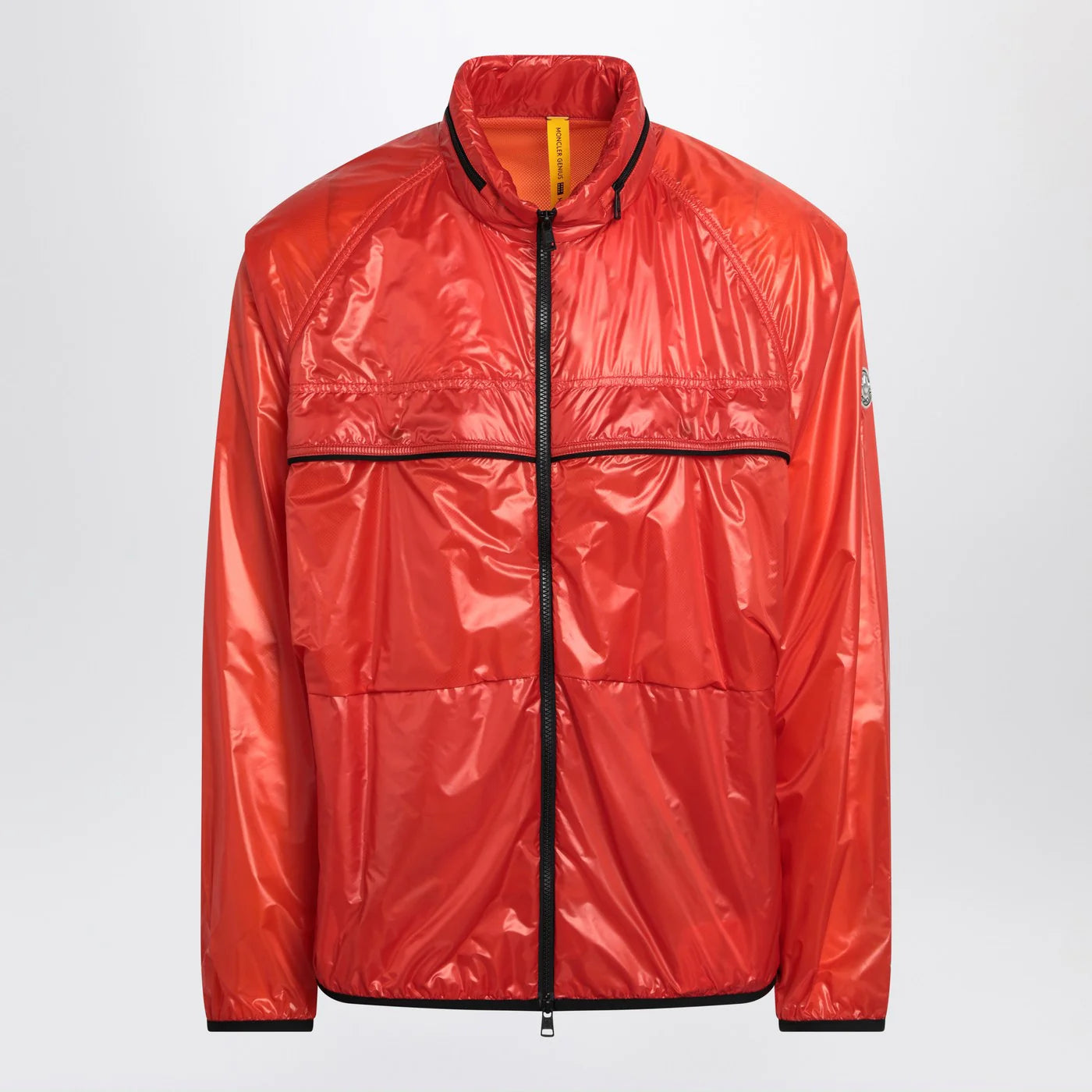 Moncler x Mercedes-Benz by Nigo Anibus zipped orange jacket