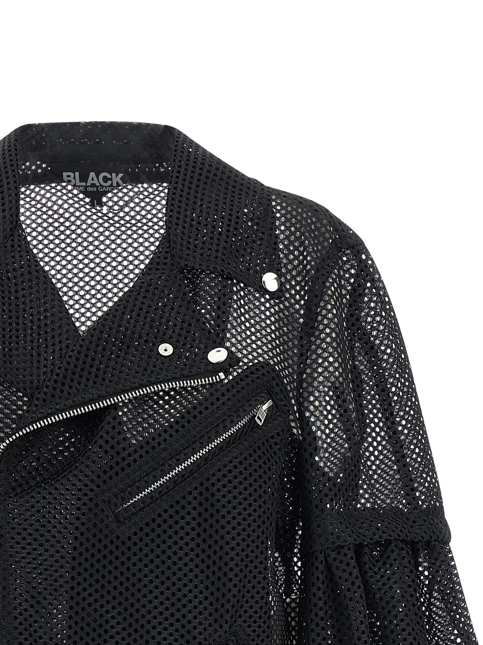 Comme Des Garcons Black Mesh Jacket