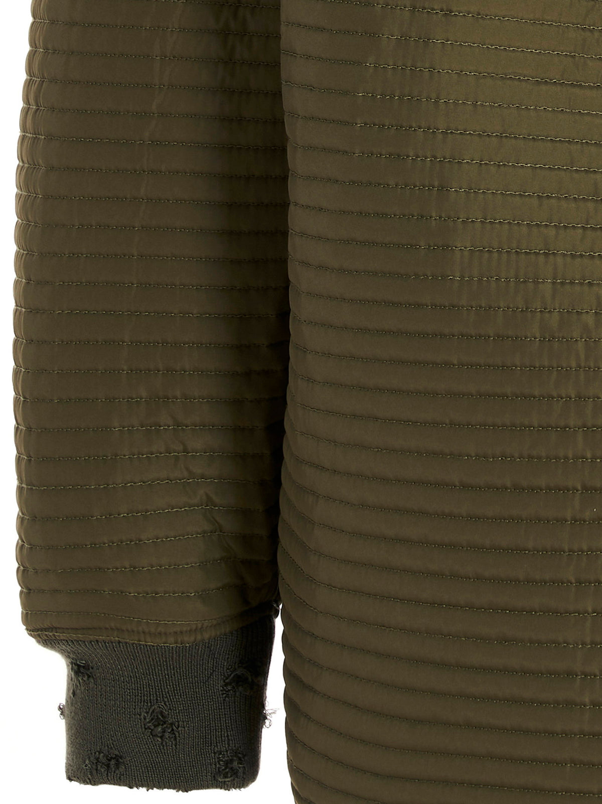 Khrisjoy Chore Quilted Stripes Down Jacket