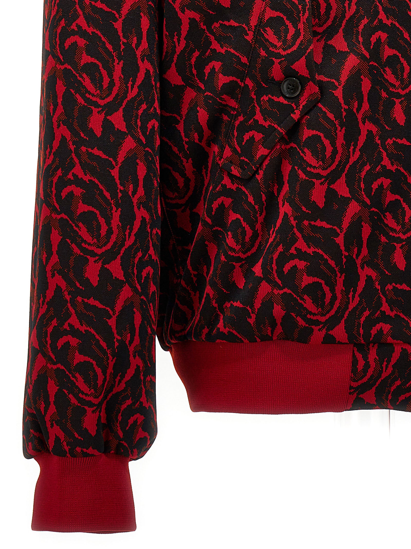 Baracuta Jacquard Needles Bomber Jacket