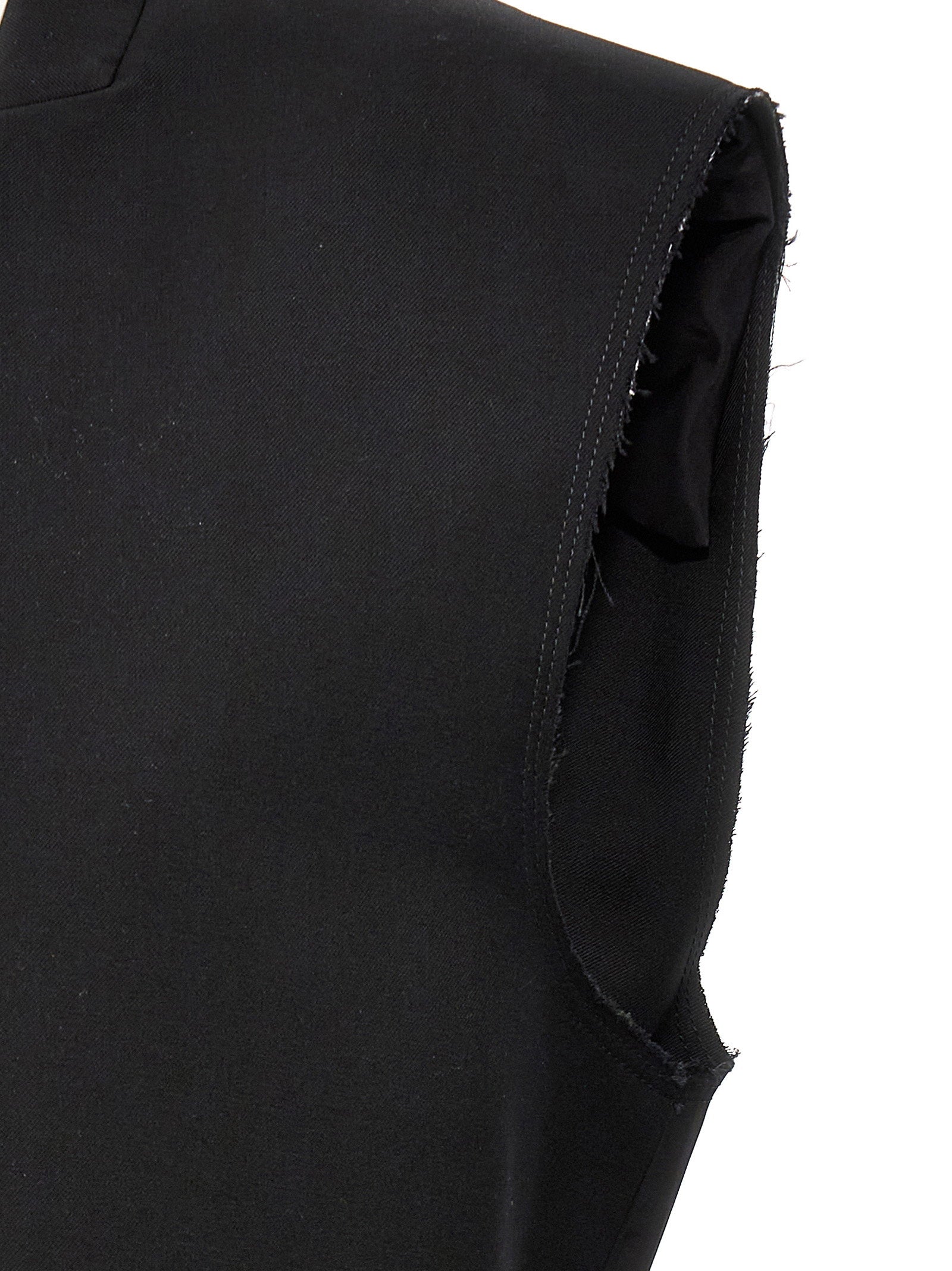 Jil Sander Two-material Long Vest