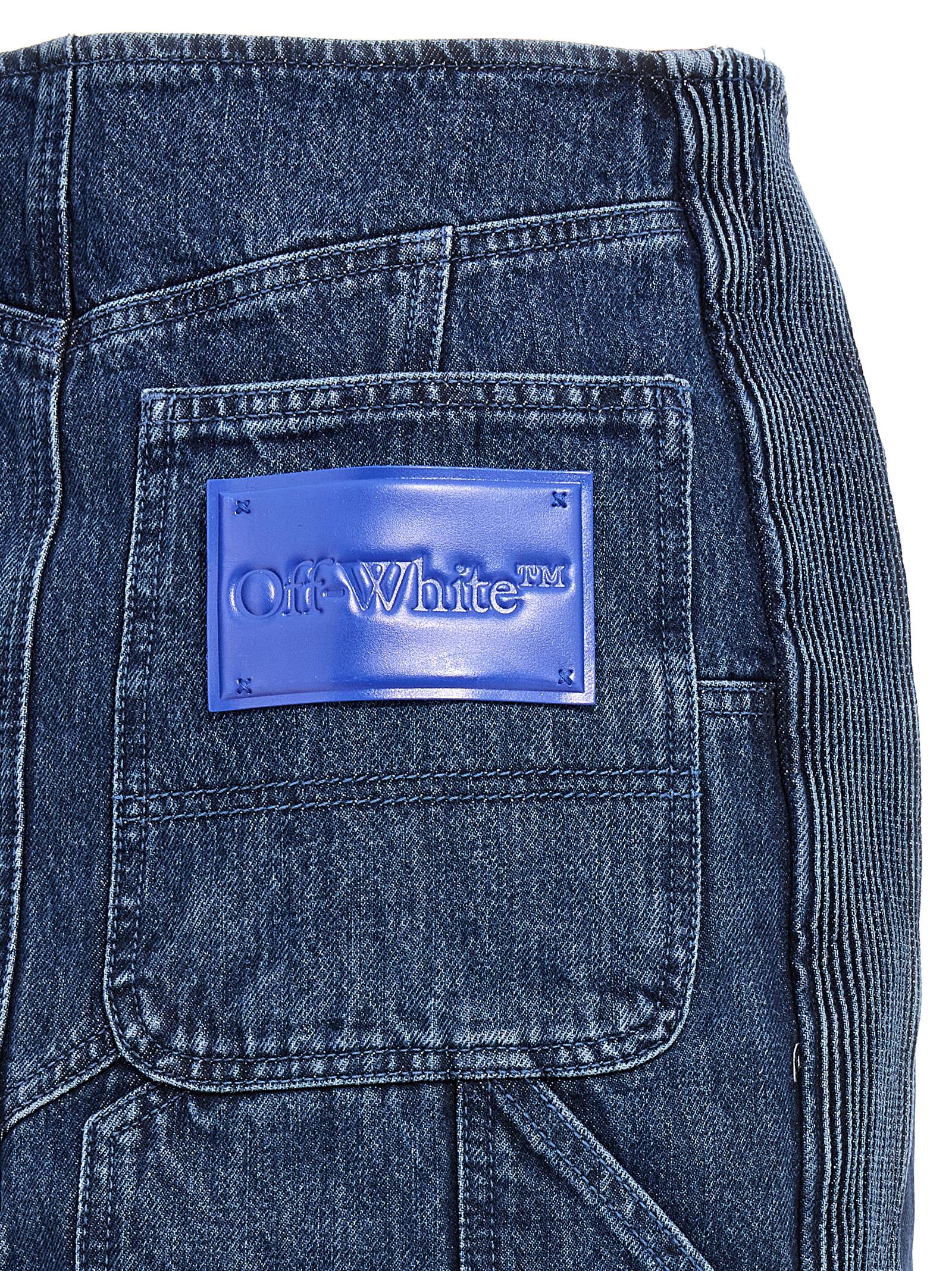 Off White Motorcycle Miniskirt