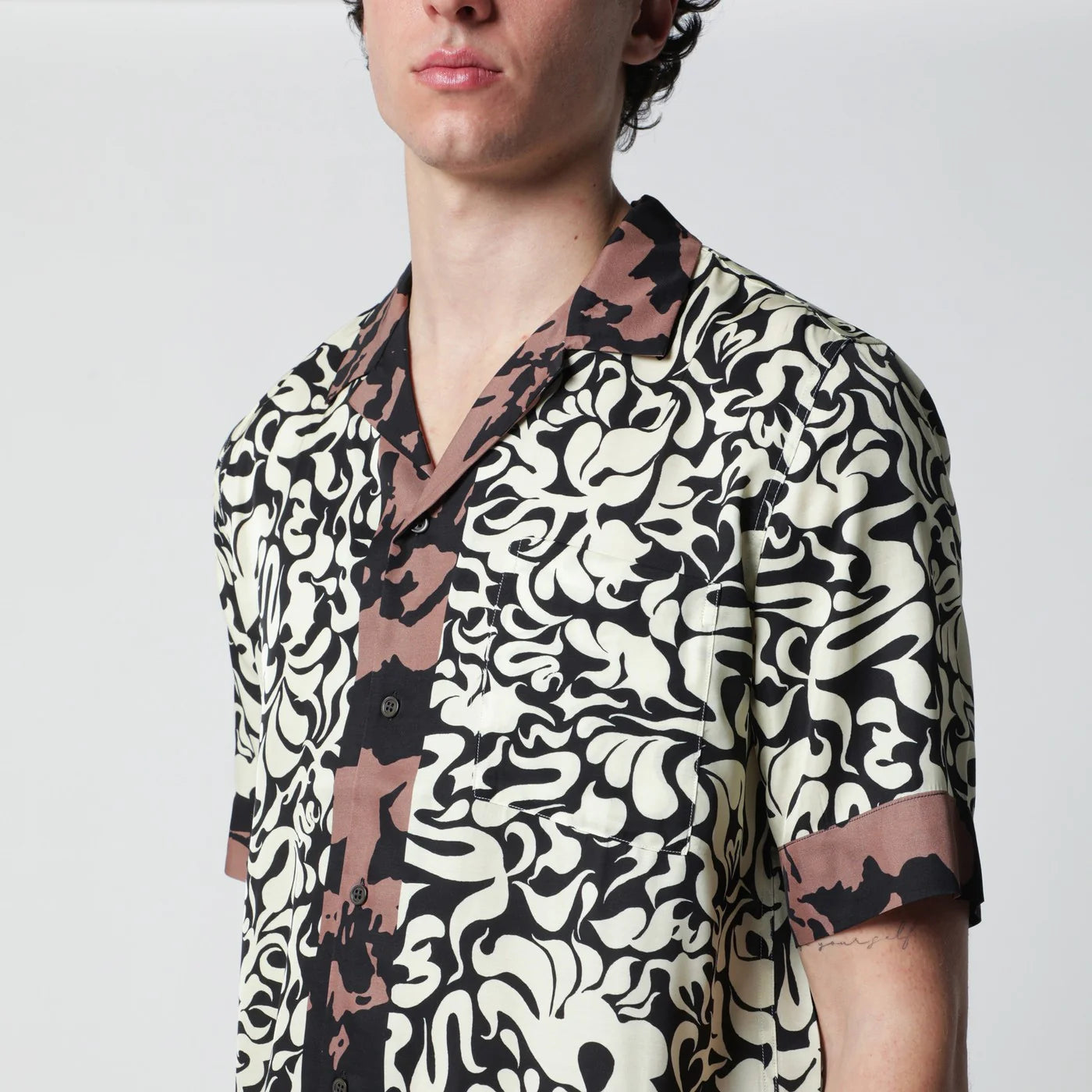 Dries Van Noten Shirt with Graphic Squiggle print