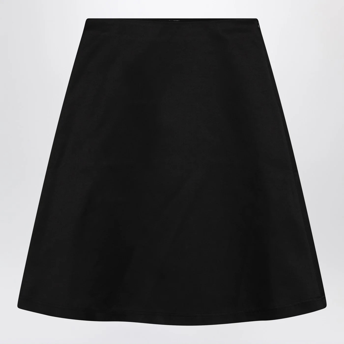 the garment Black cotton-blend Kelly skirt