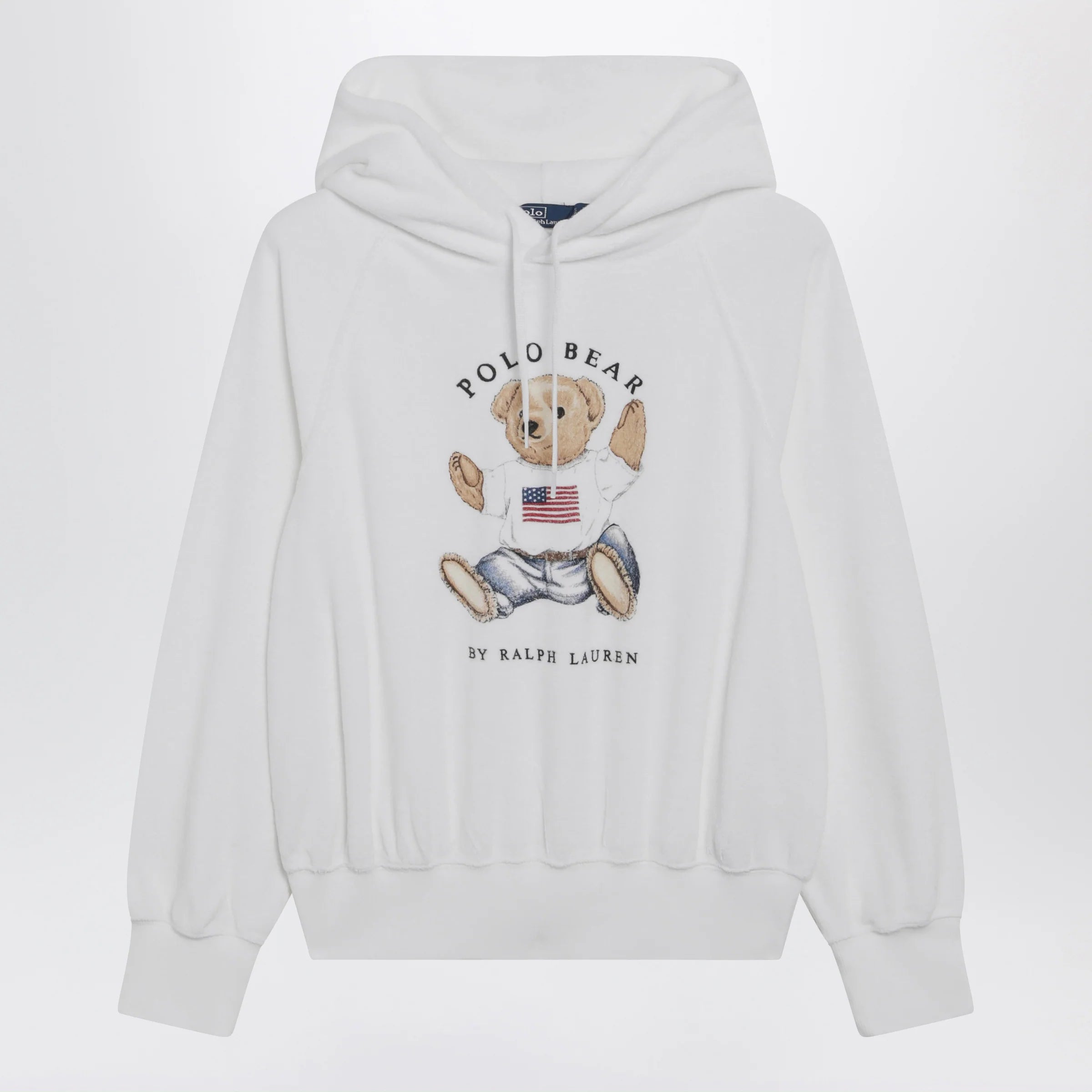 Polo Ralph Lauren White Polo Bear chenille sweatshirt