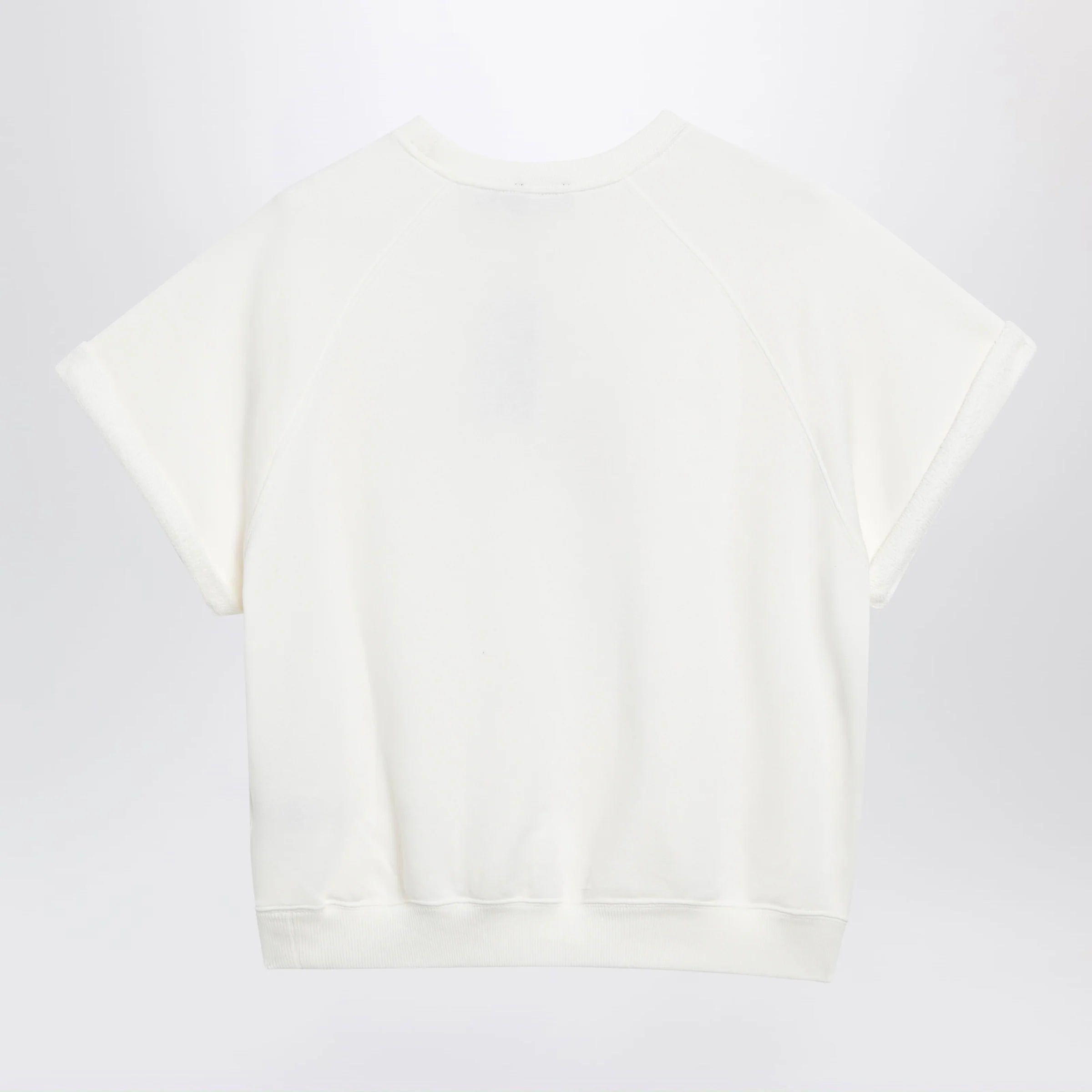 Polo Ralph Lauren Ivory Polo Bear short-sleeve cotton sweatshirt