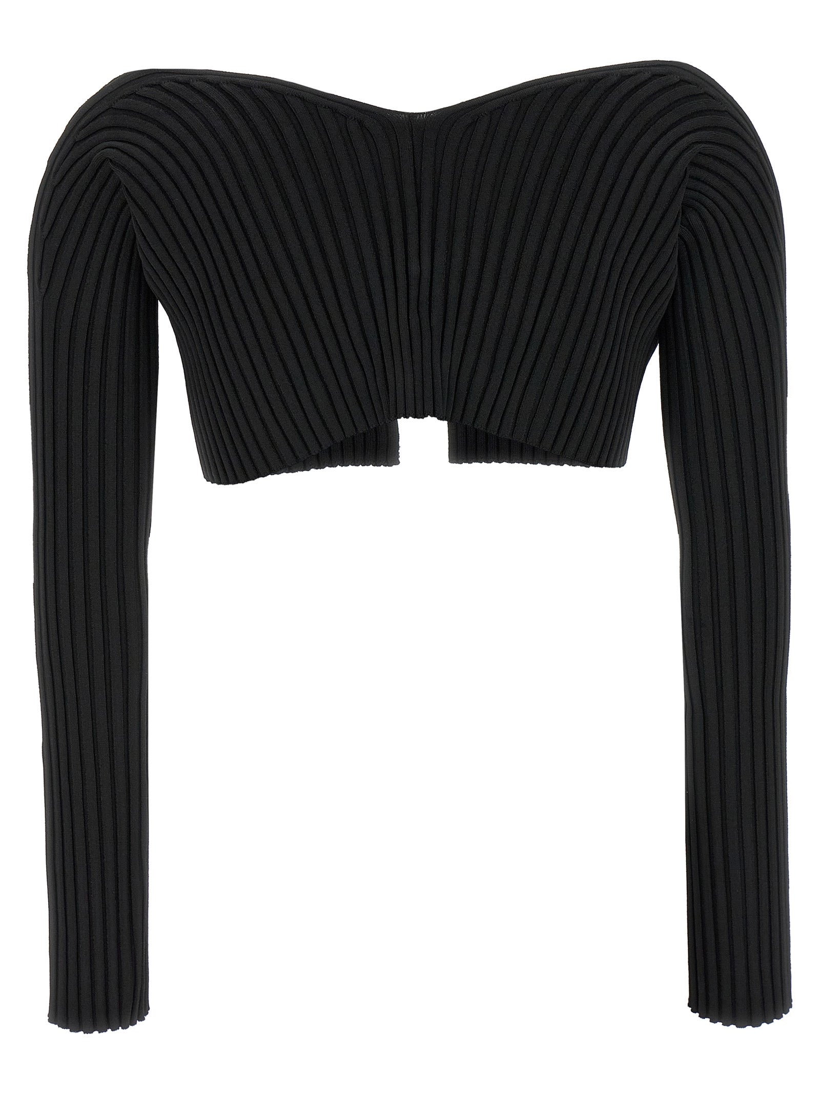 Jacquemus Le Maille Pralu Cropped Cardigan