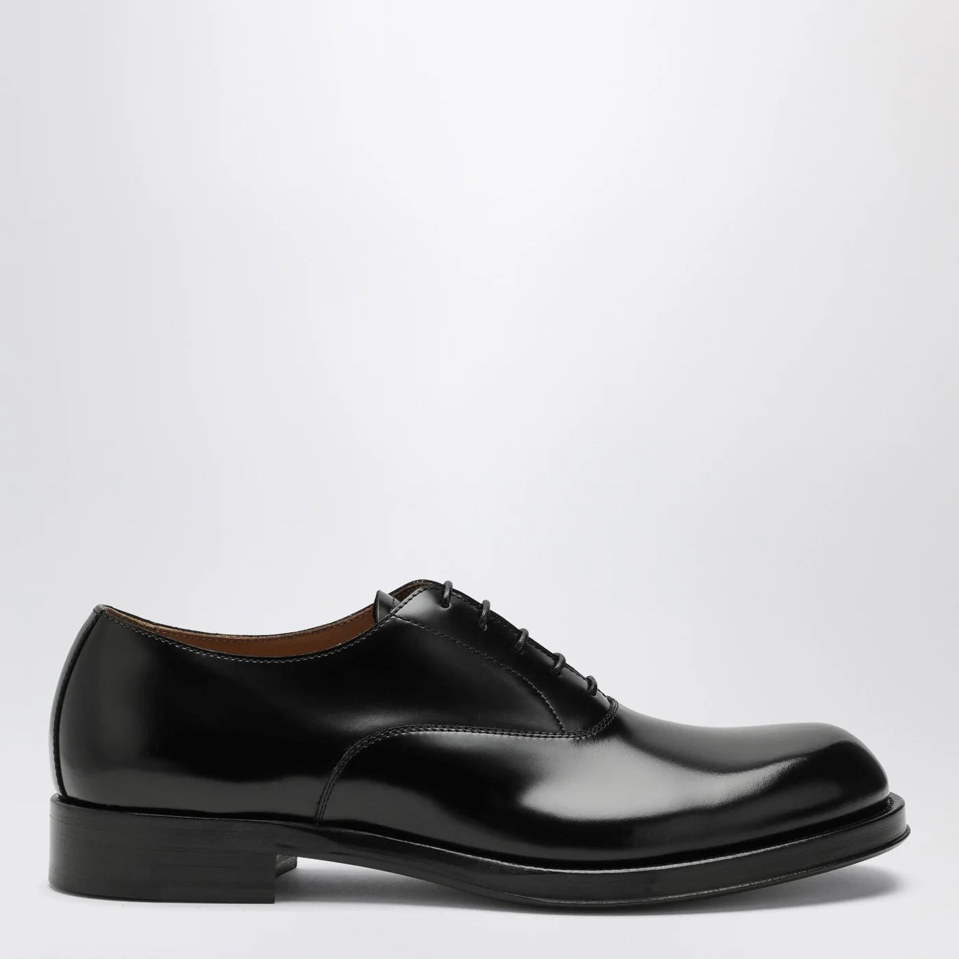 Dries Van Noten Black lace-up shoes in leather