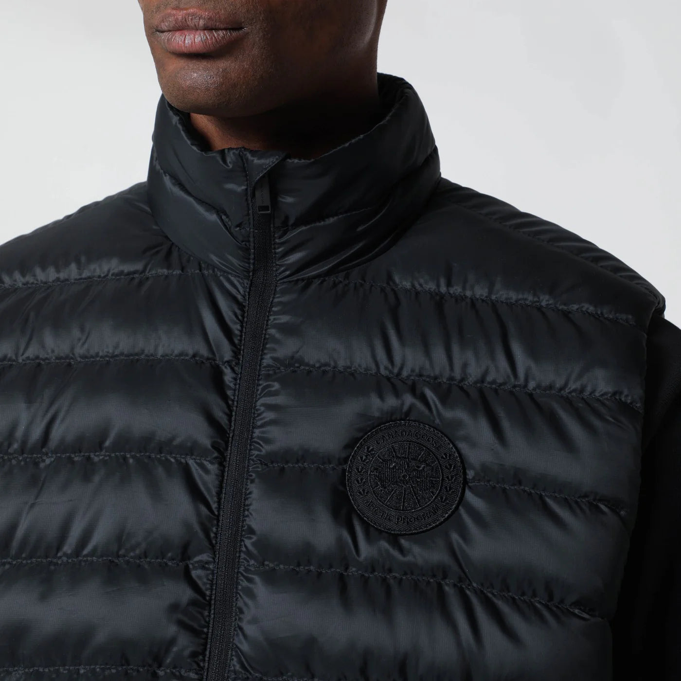 Canada Goose Black padded zip-up gilet