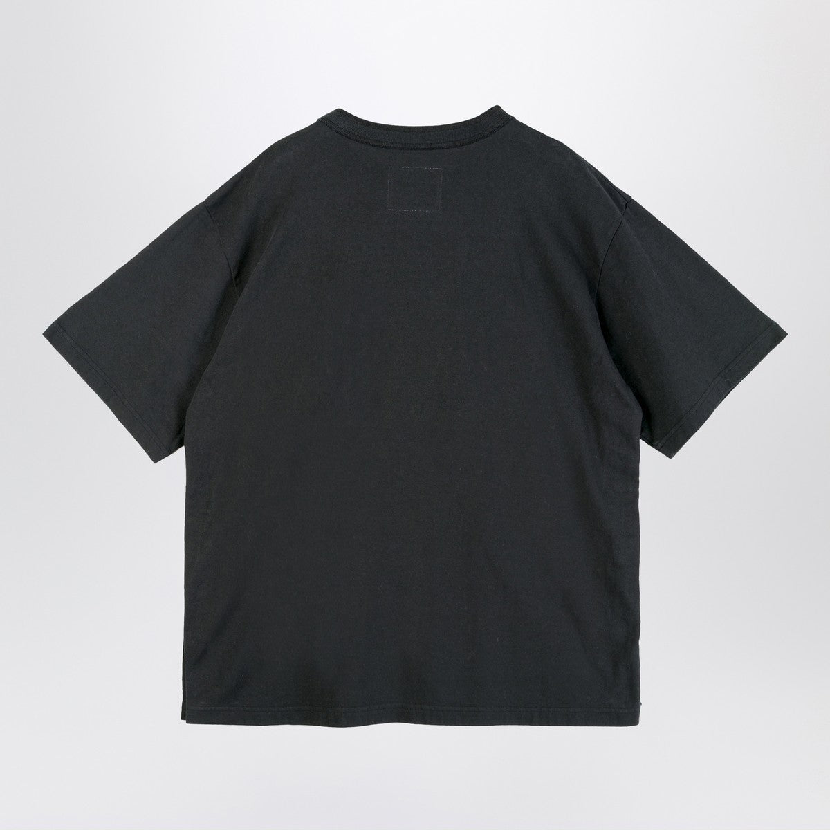 Sacai x Carhartt WIP Black cotton T-shirt with logo patch