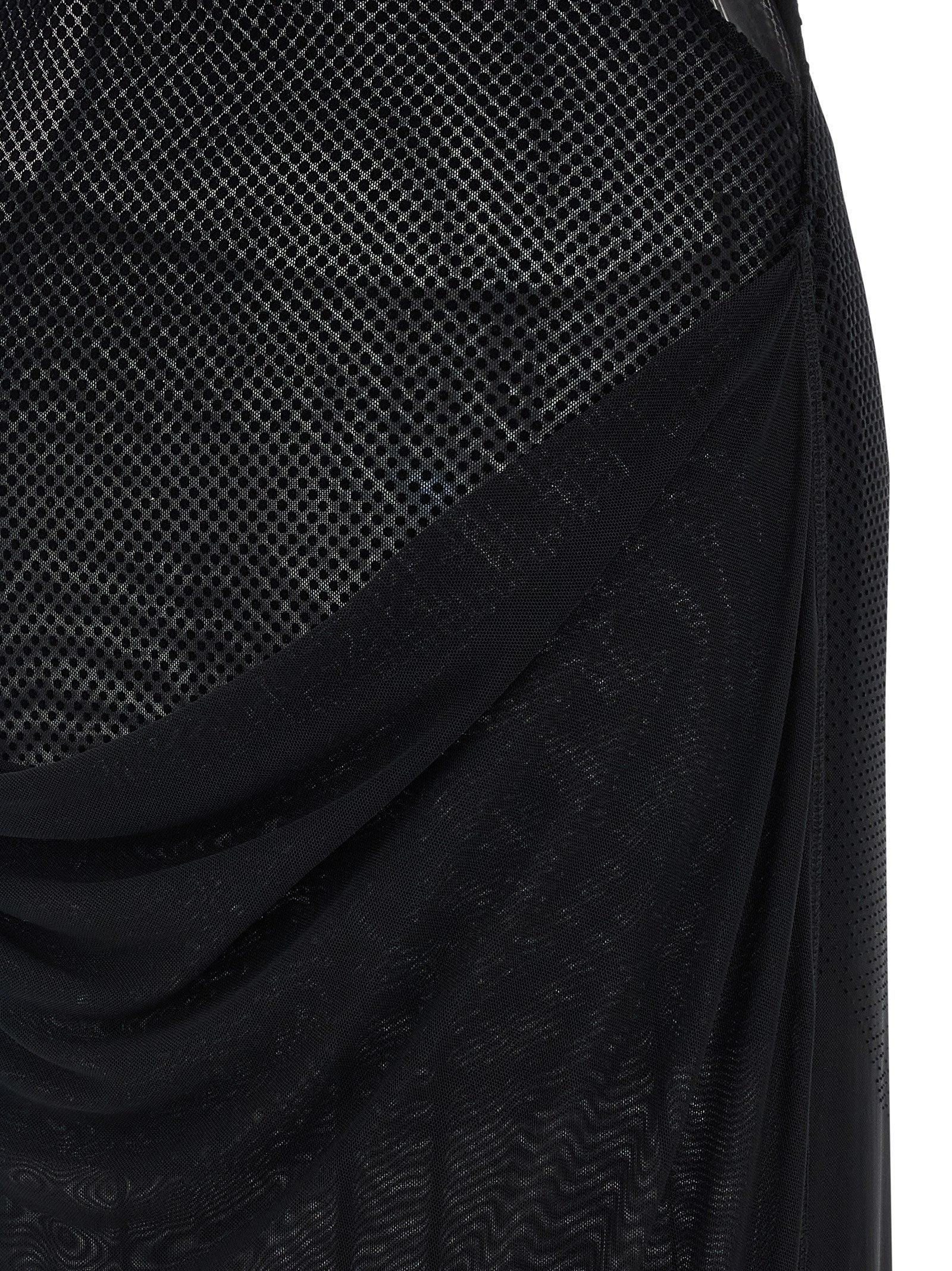 Jean Paul Gaultier Flocked Dress