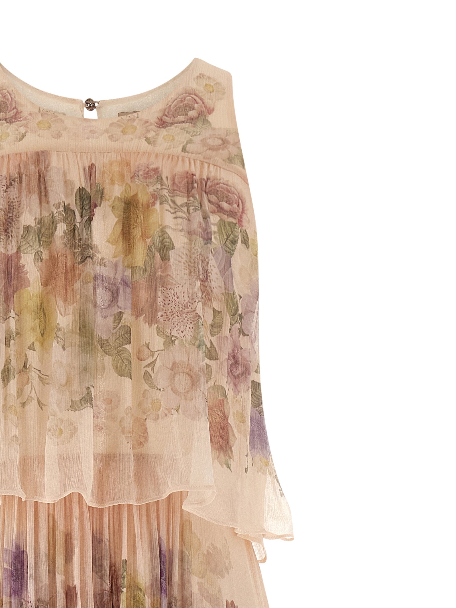 Twin Set Floral Ruffle Dress