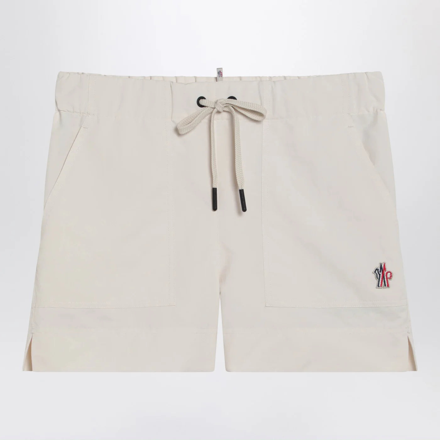 Moncler Grenoble Beige technical froissé Shorts