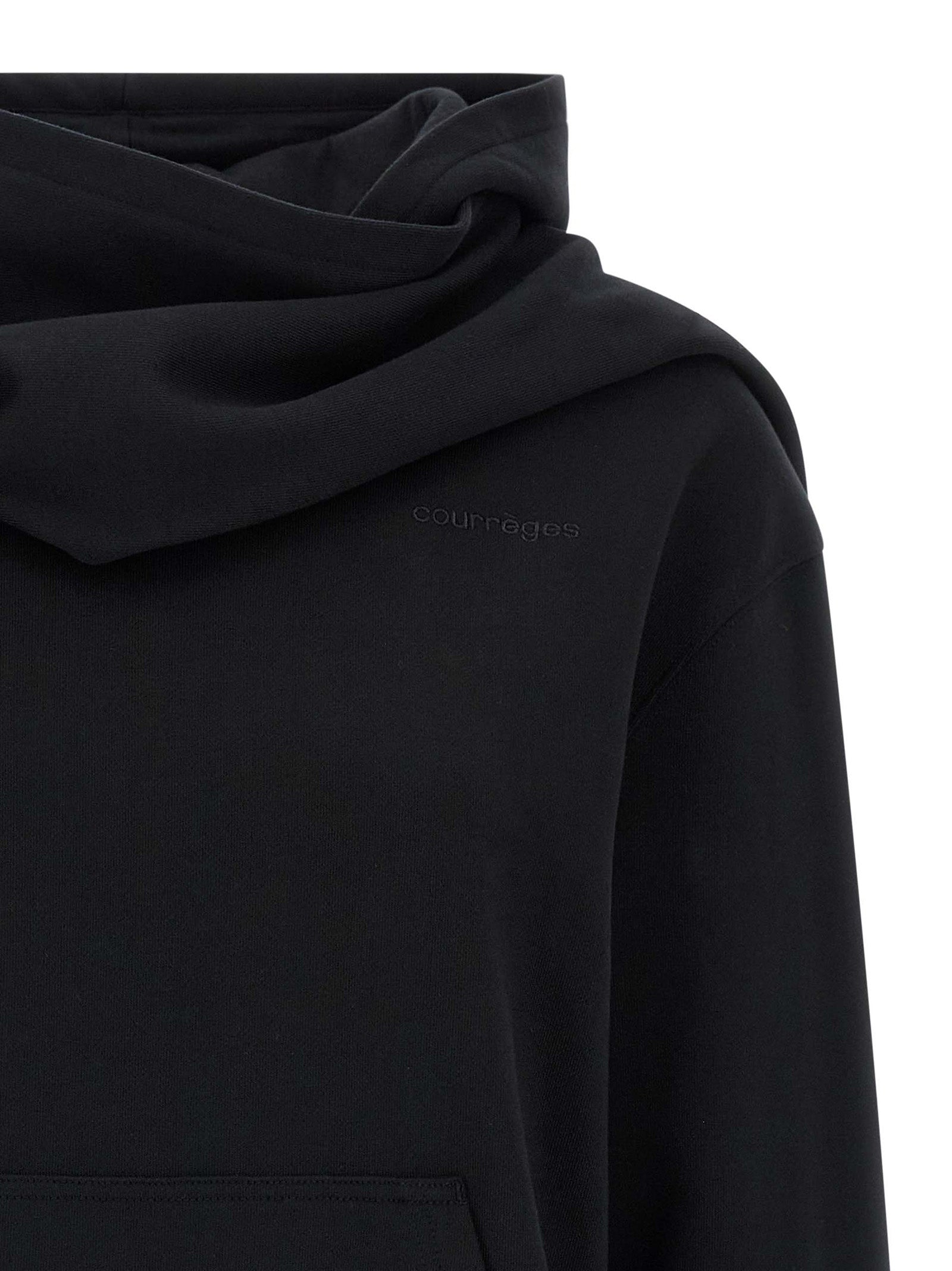 Courreges Hoodie And Scarf