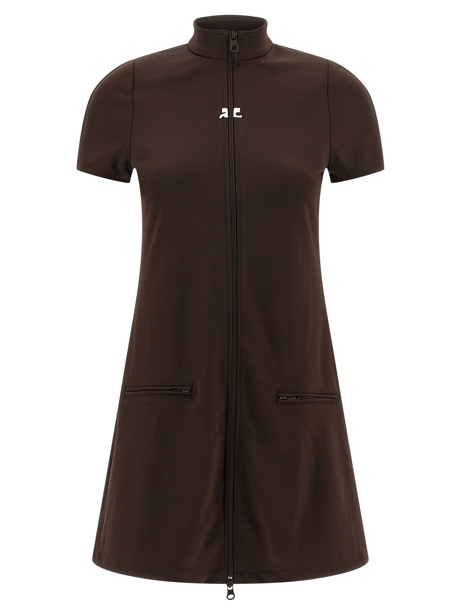 Courreges Interlock Tracksuit Mini Dress