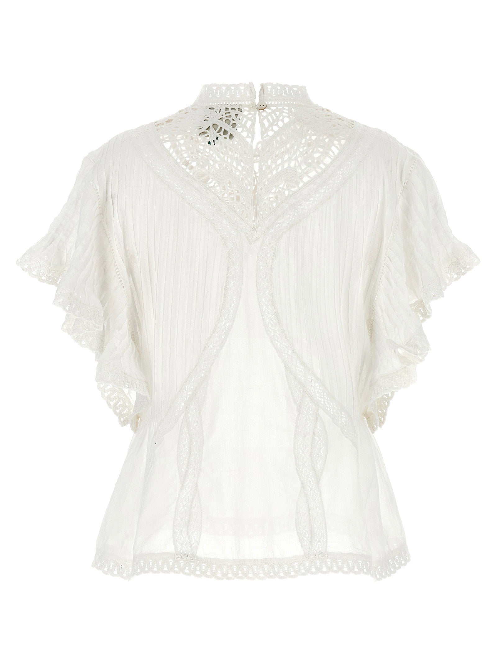 Farm Rio Openwork Detail Blouse