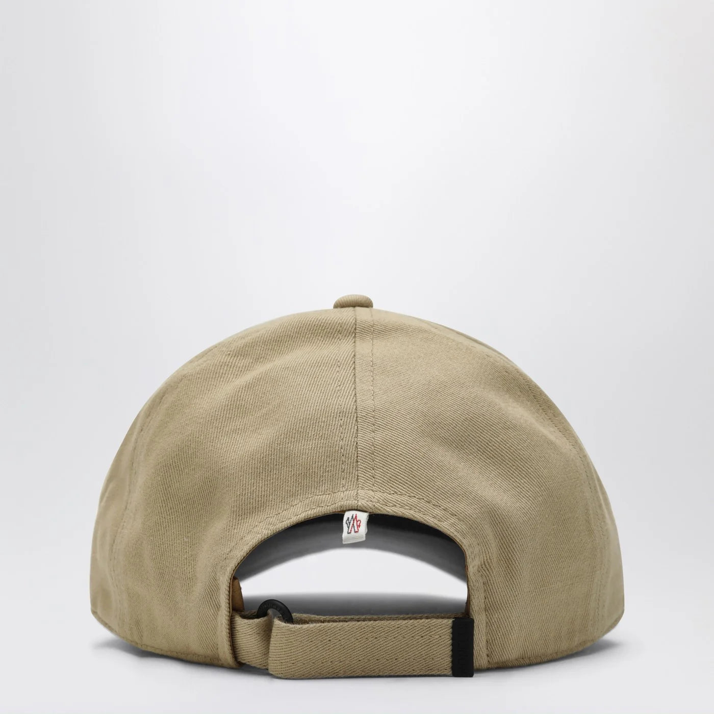 Moncler Grenoble Beige baseball cap with logo patch