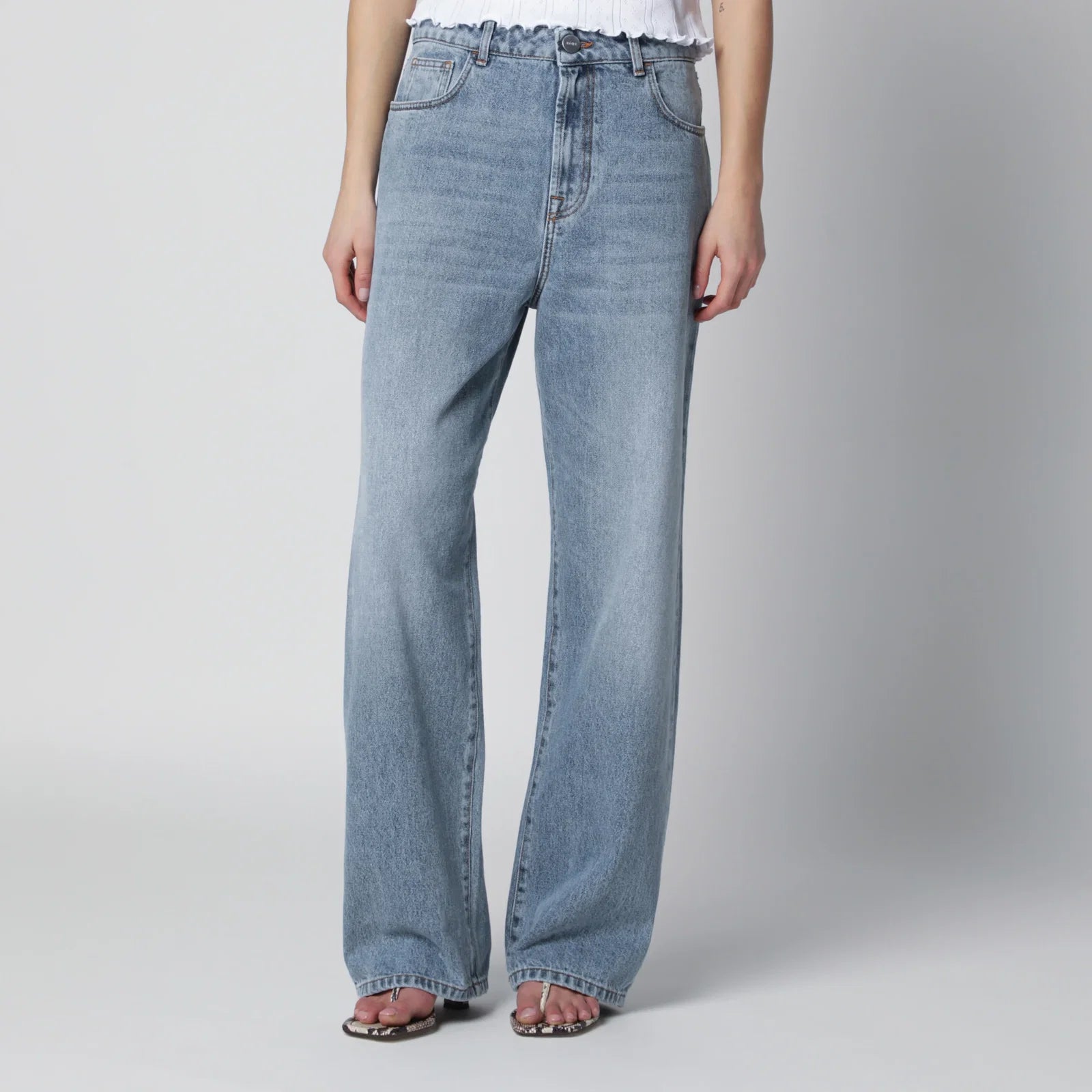 Róhe Classic blue loose-fit jeans