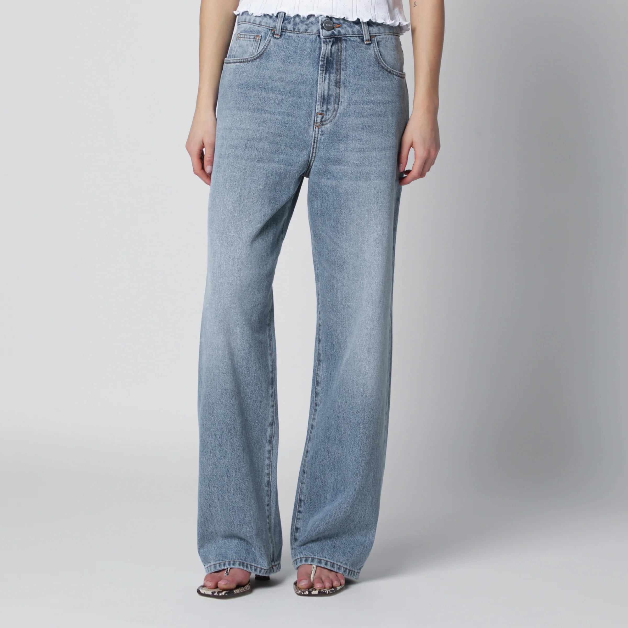 Róhe Classic blue loose-fit jeans