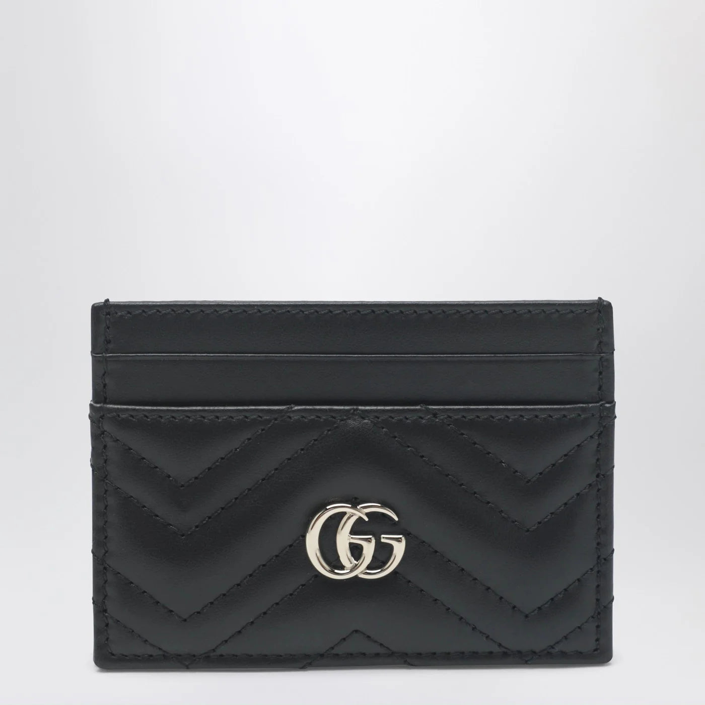 GUCCI GG Marmont card holder black/gold