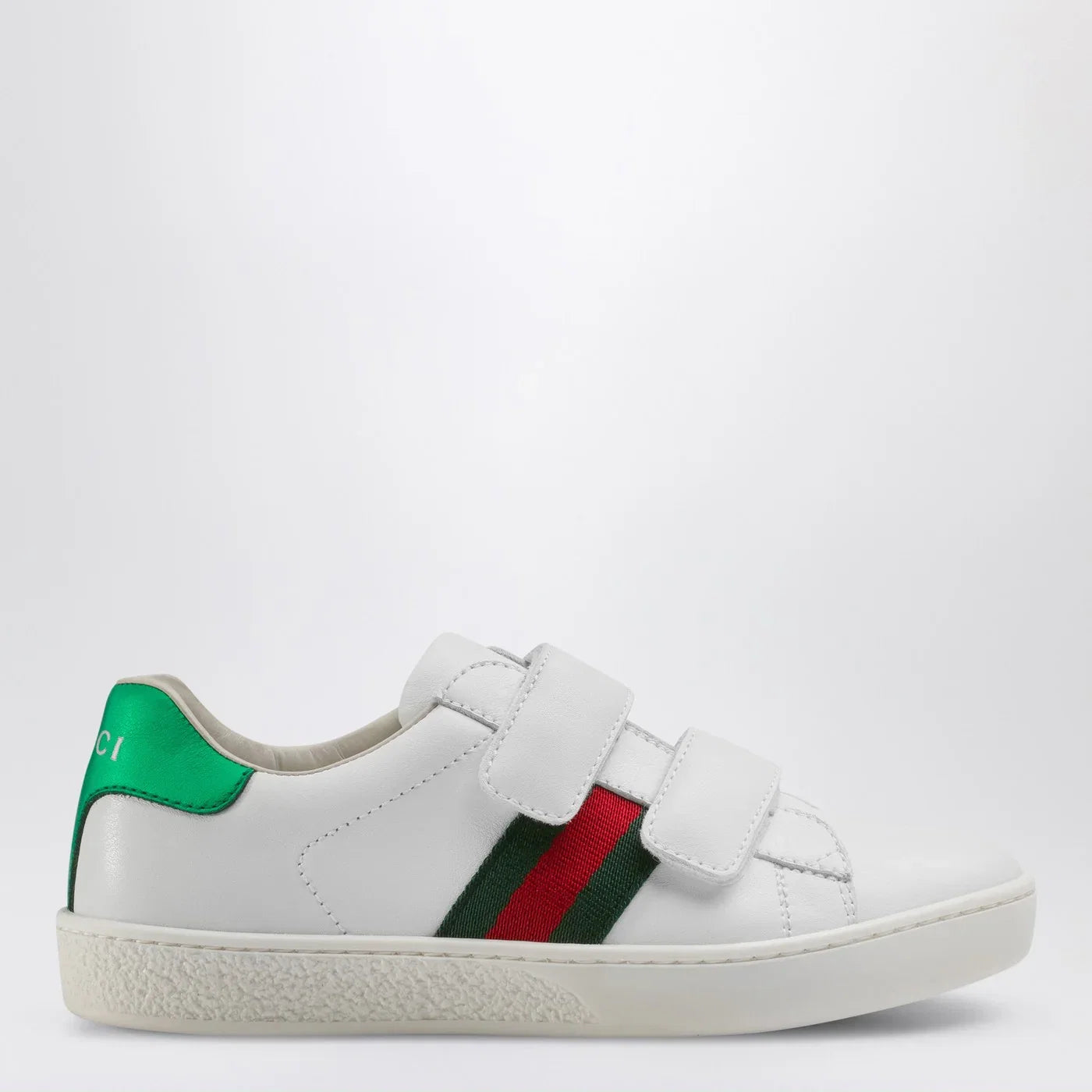 GUCCI Ace white Sneakers with Web ribbon