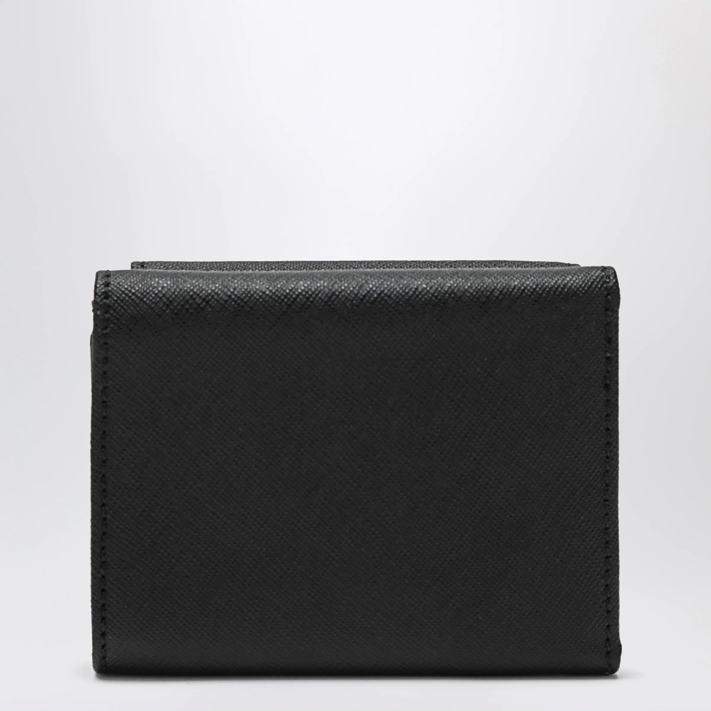 Vivienne Westwood Black leather wallet with Orb logo