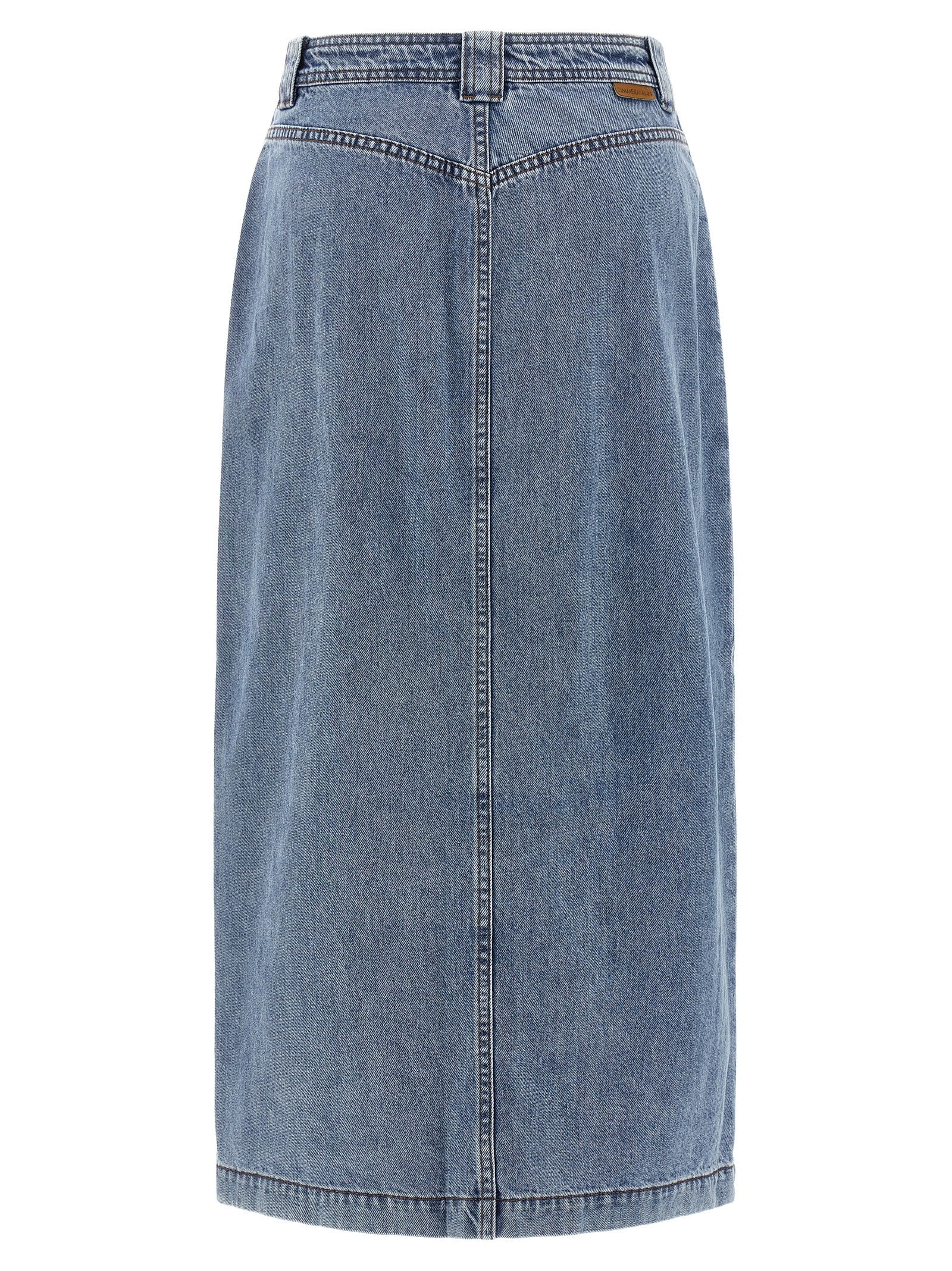 Zimmermann Denim Pencil Skirt