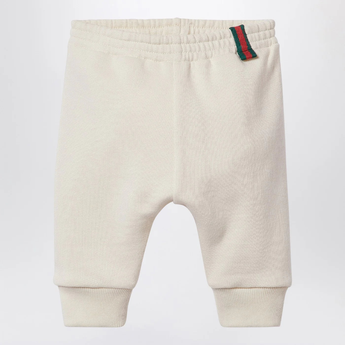 GUCCI White cotton jogging trousers