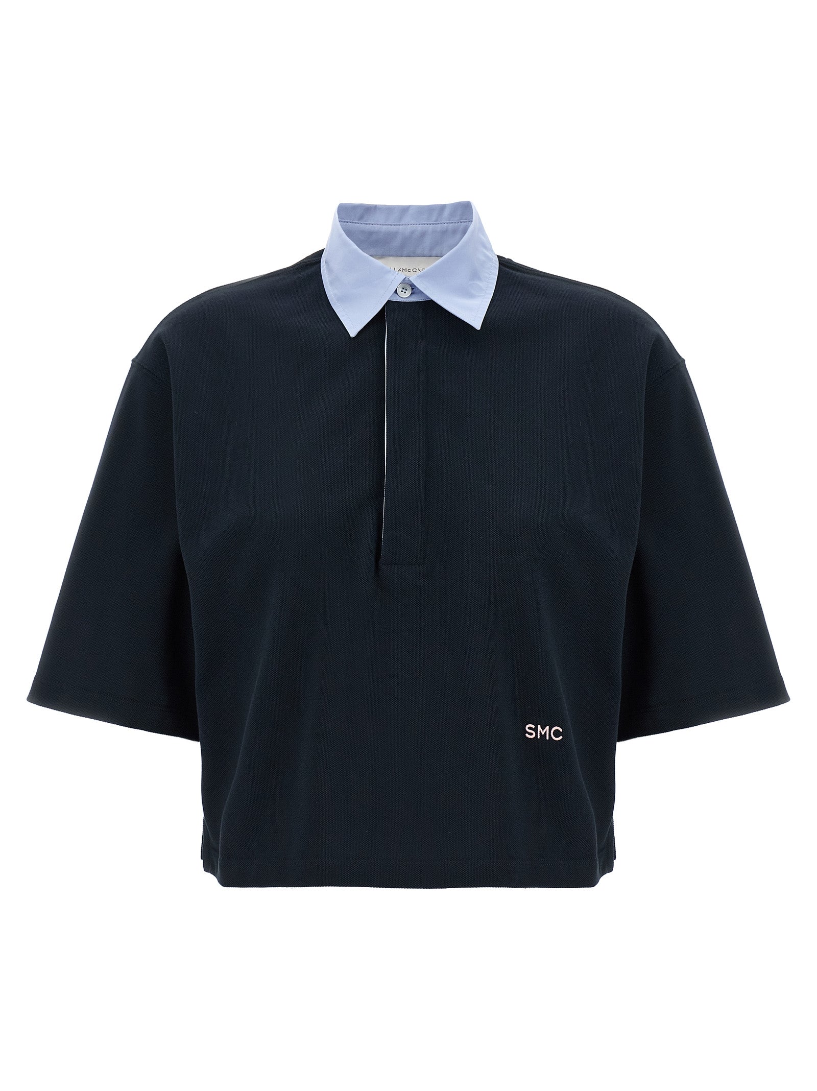 Stella Mccartney Cropped Piquet Polo