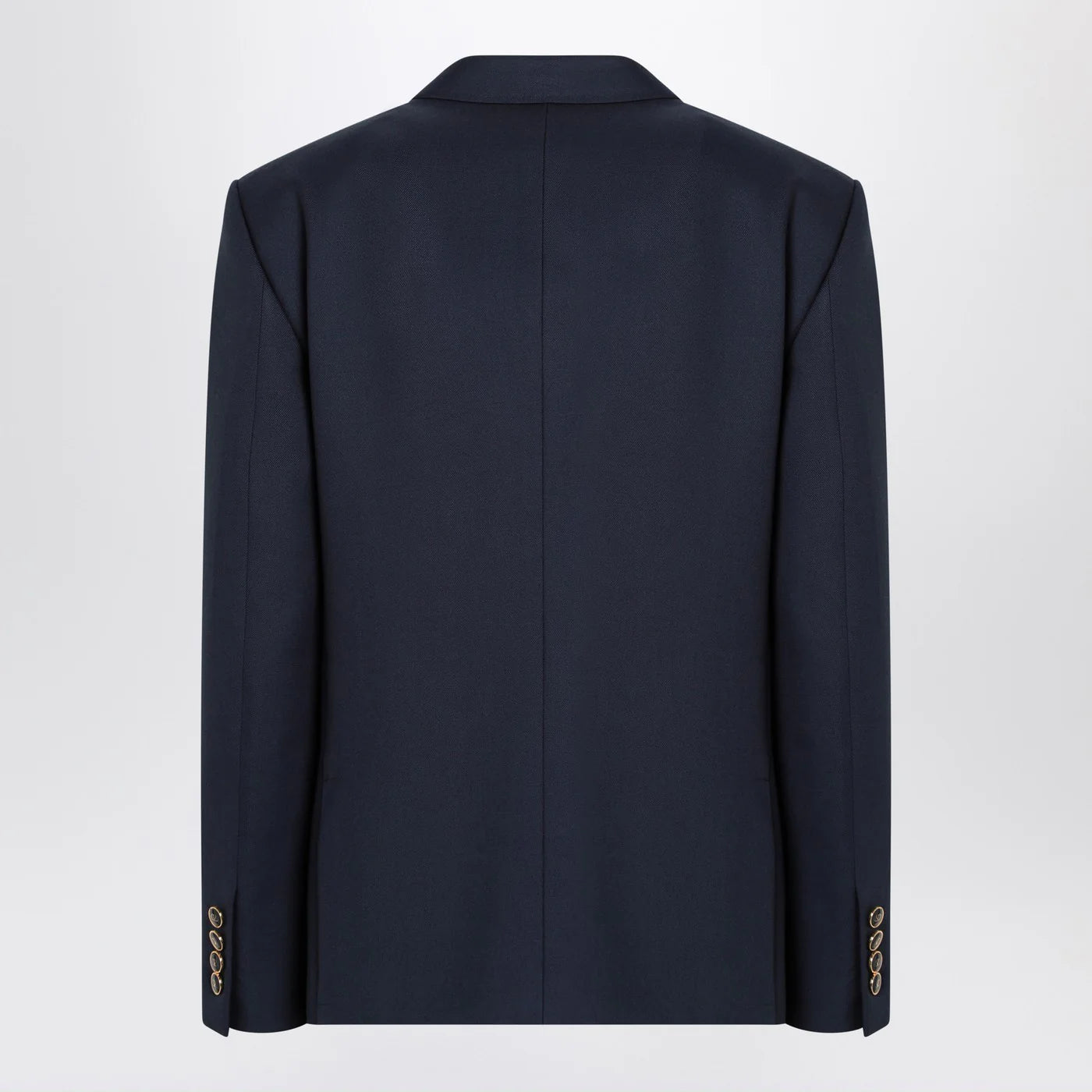 Valentino Blue single-breasted wool jacket